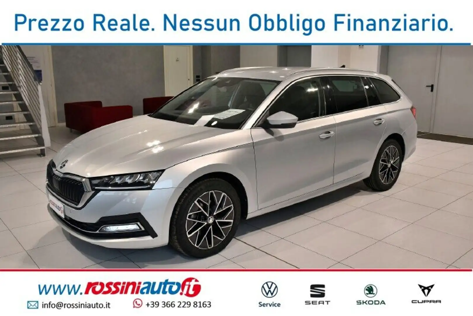 Skoda Octavia WAGON 2.0 TDI 150 CV DSG STYLE + R17 PULSAR AERO Argento - 1