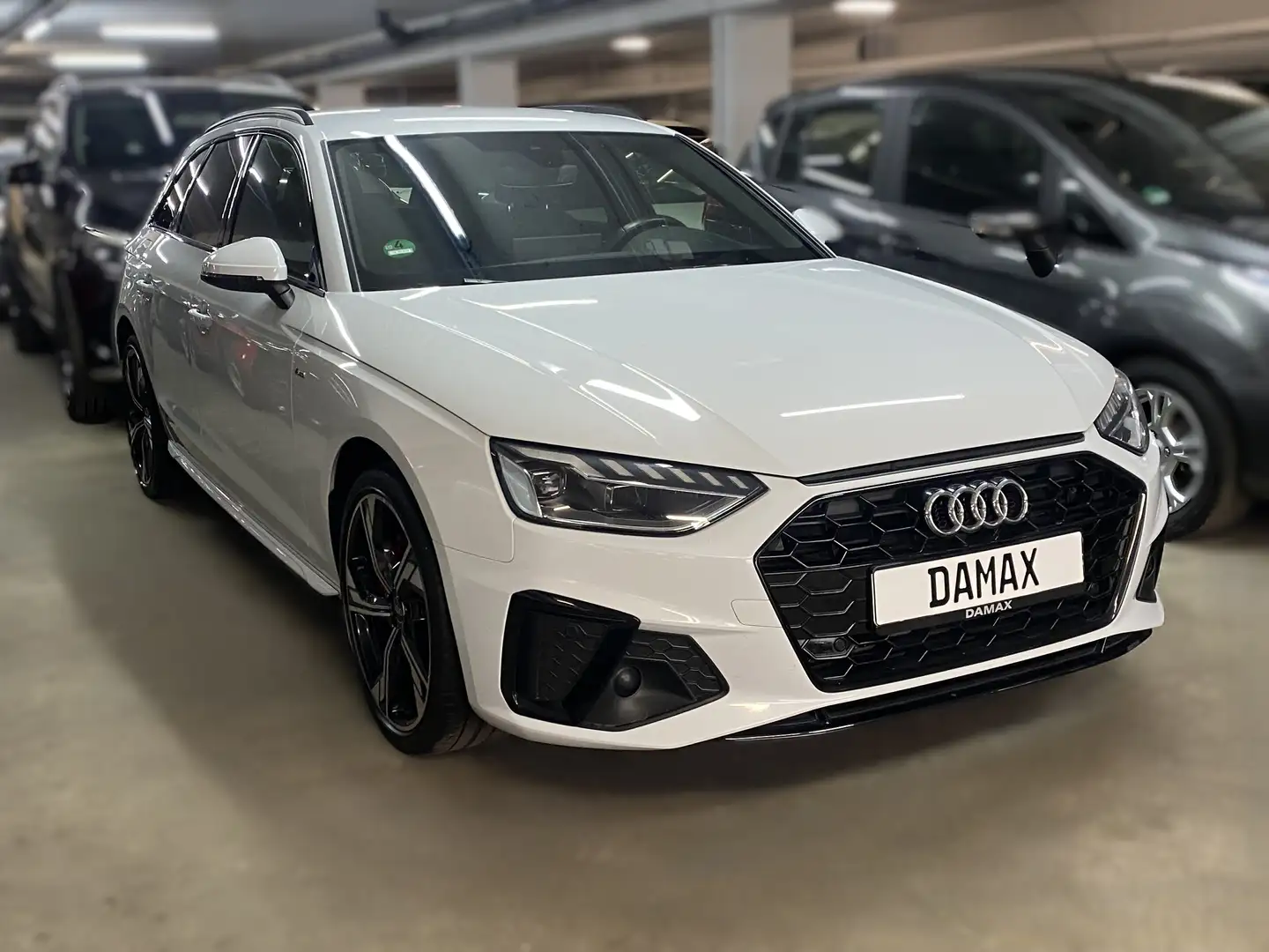 Audi A4 40 TFSI S line*AHK*TOTWI*LEDER Blanc - 2