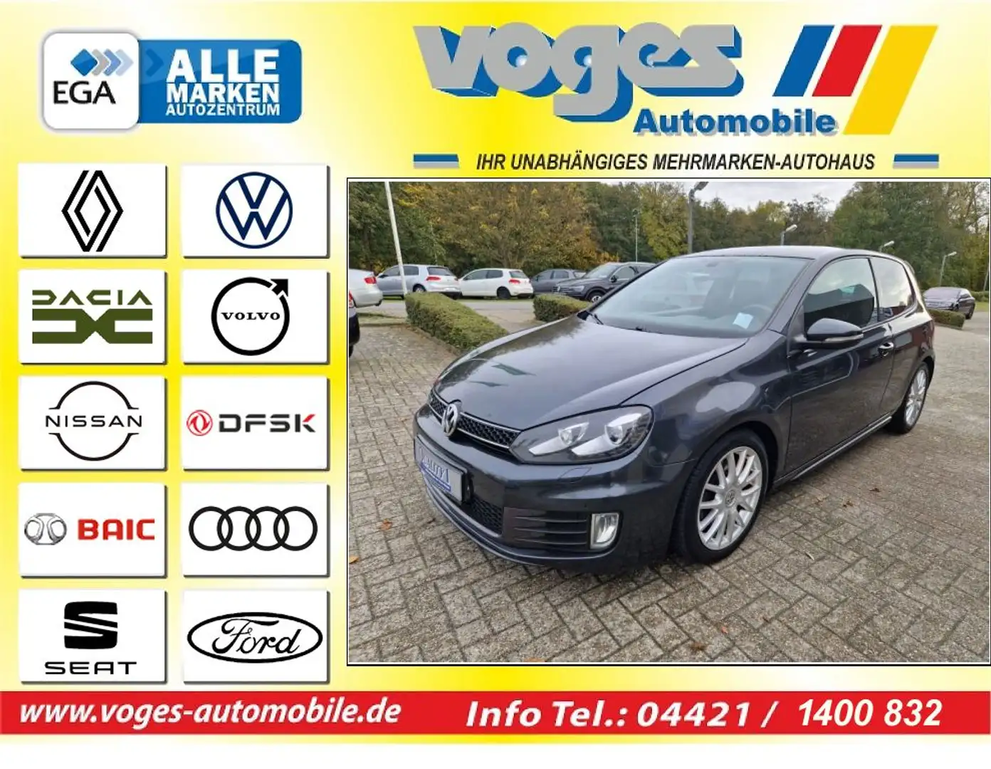 Volkswagen Golf 2.0 TDI DPF GTD Grau - 1