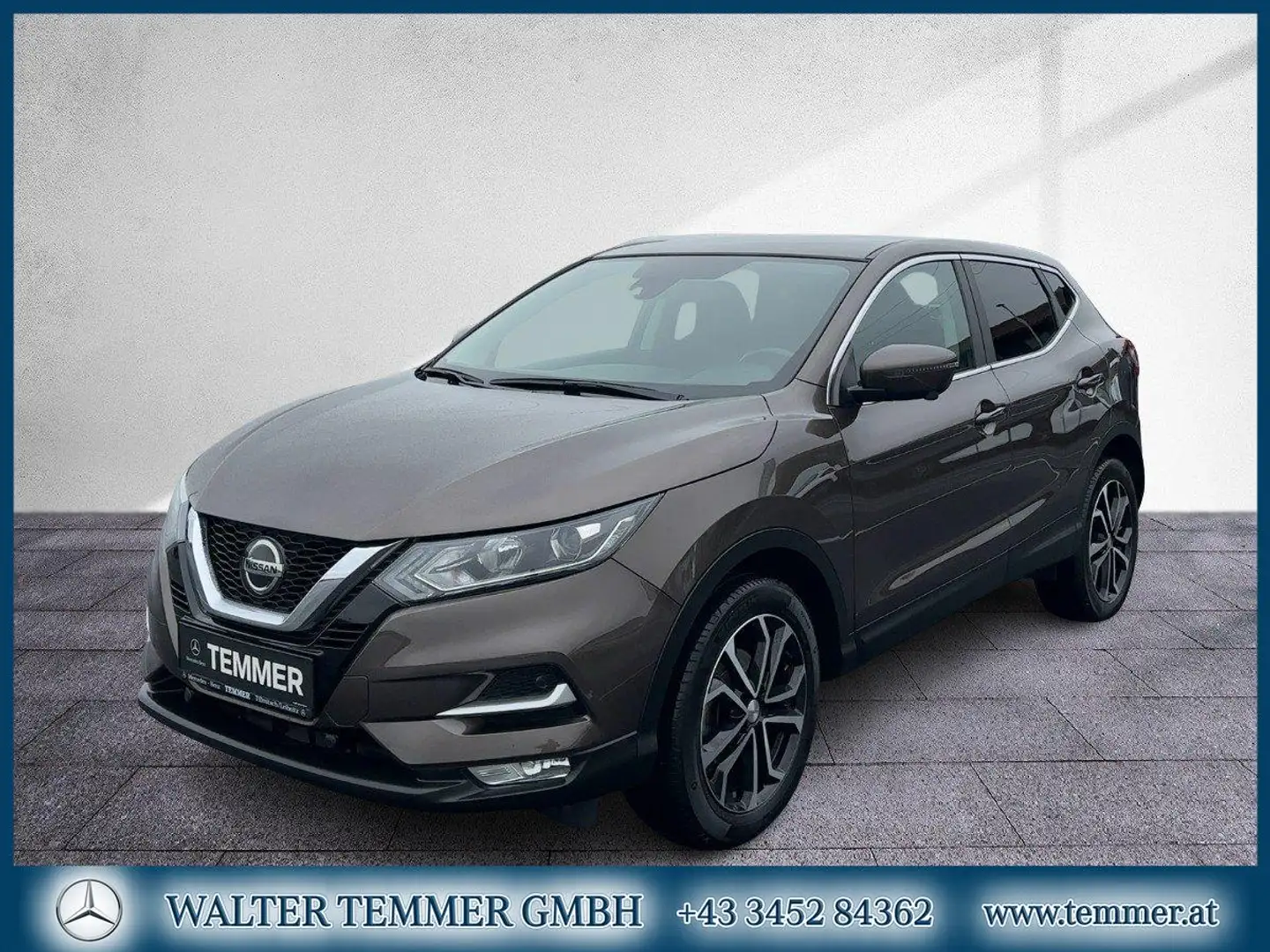 Nissan Qashqai 1.3 Connecta Aut. 360°Kam AHV Navi Marrón - 1
