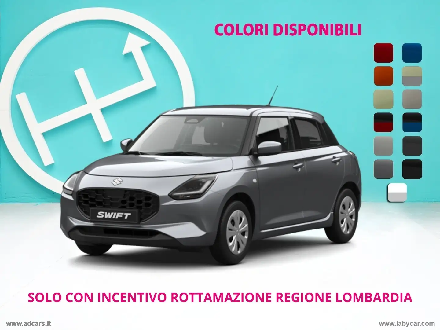 Suzuki Swift 1.2 Hybrid Waku 2WD Grigio - 1