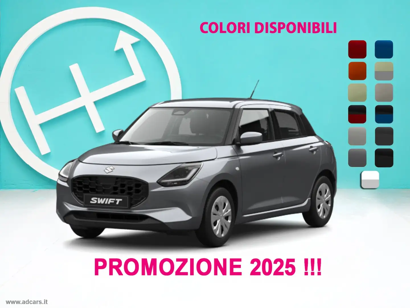 Suzuki Swift 1.2 Hybrid Waku 2WD PROMOZIONE ADCARS!!! Gri - 1