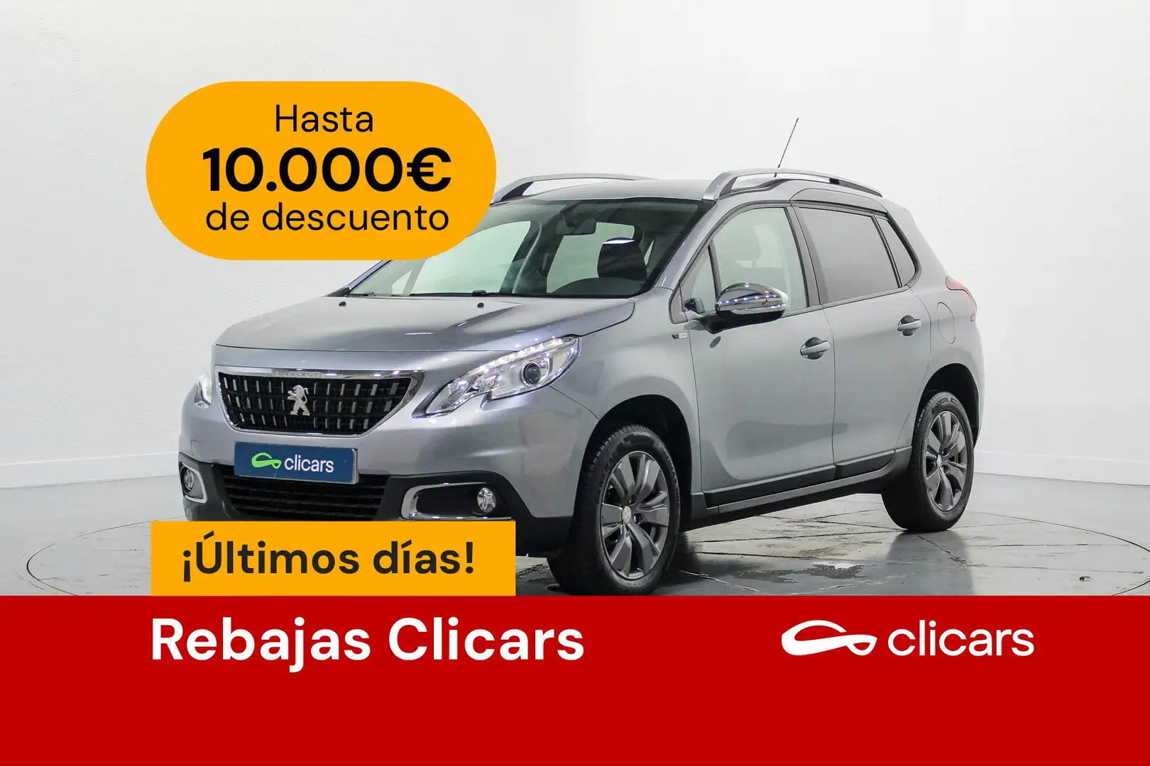 Peugeot 2008 1.6 BlueHDI Style 100 Grau - 1