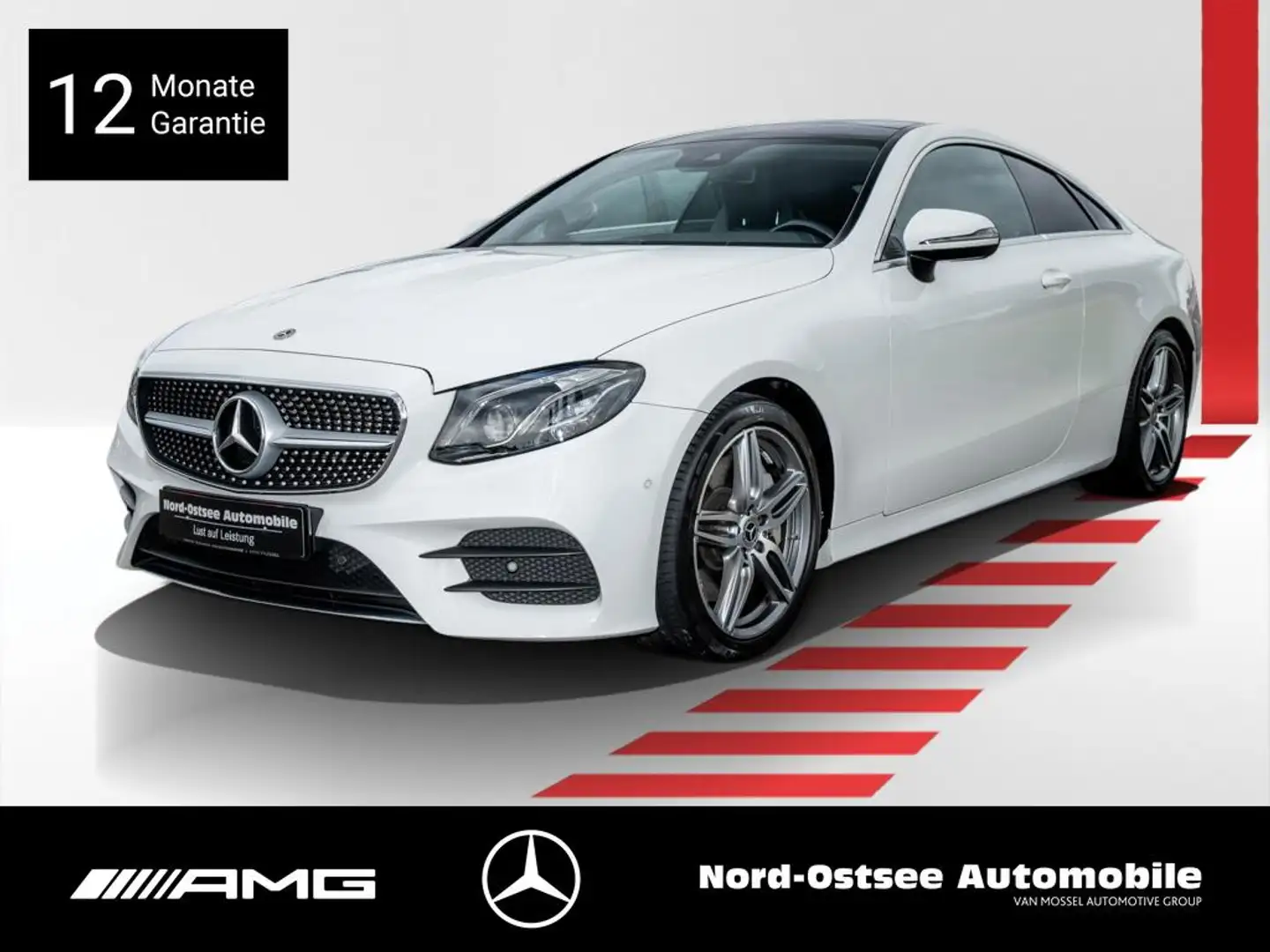 Mercedes-Benz E 350 AMG KAMERA PANO NAVI TEMPO MULTIBEAM LED Wit - 1