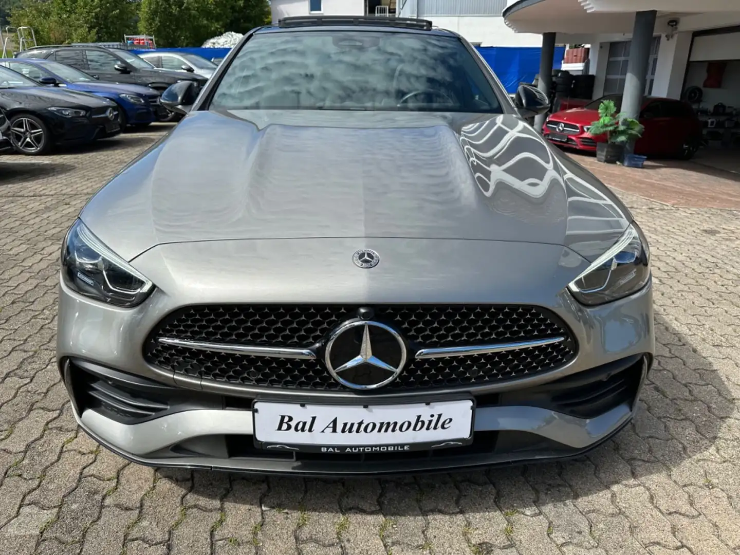 Mercedes-Benz C 200 d LIM AMG PANO AMBI LED MEM KAM NIGHT LEDE Argent - 2