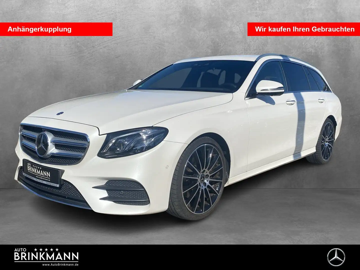 Mercedes-Benz E 200 E 200 T AMG-LINE/AHK/360°KAM/MULTIBEAM/MEMORY Weiß - 1
