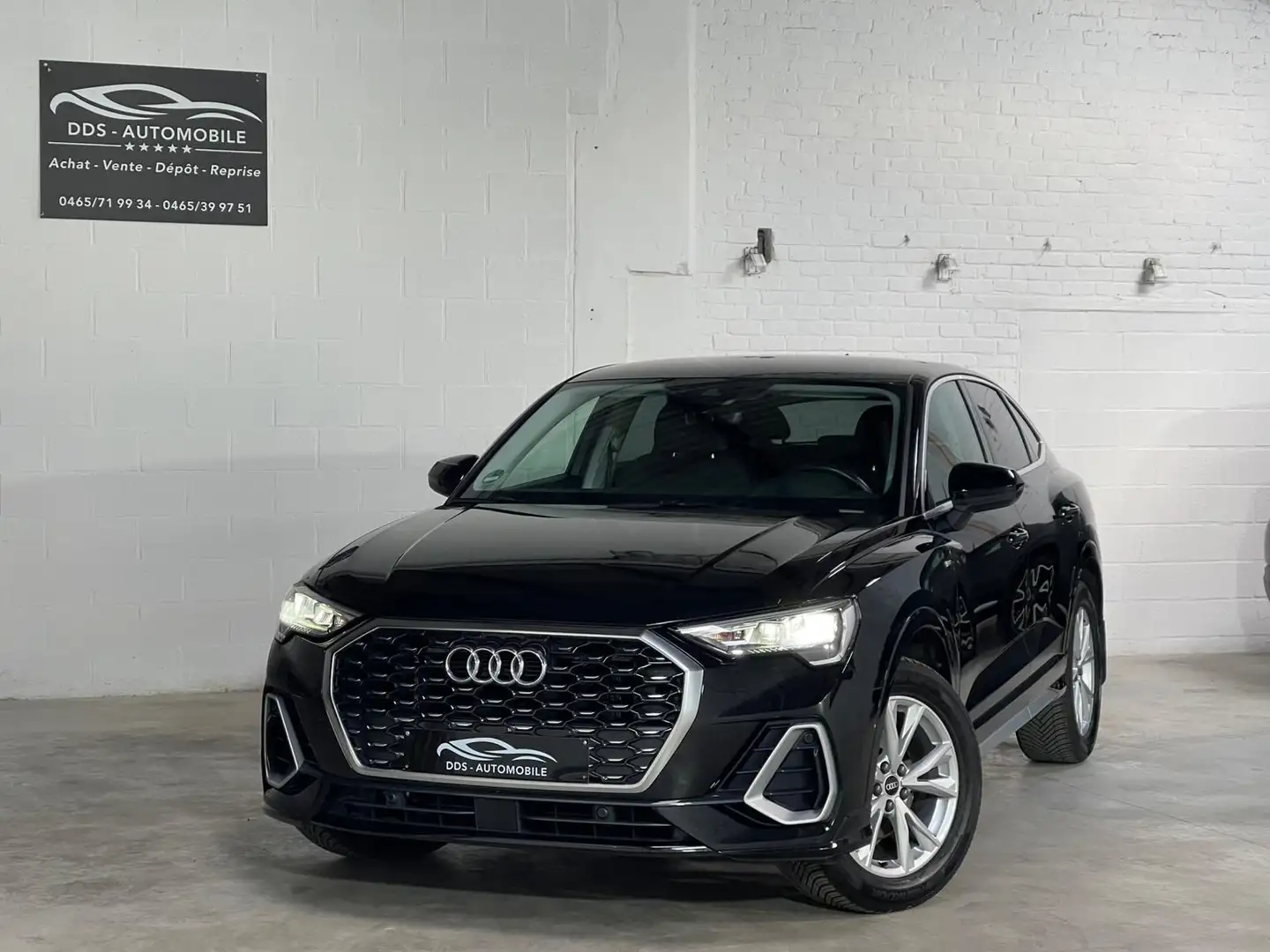 Audi Q3 Q3 35 TDi Quattro S line S tronic (EU6AP) Zwart - 2