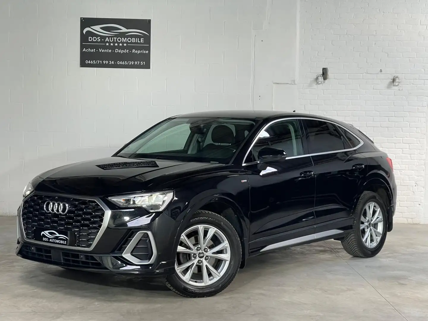 Audi Q3 Q3 35 TDi Quattro S line S tronic (EU6AP) Zwart - 1