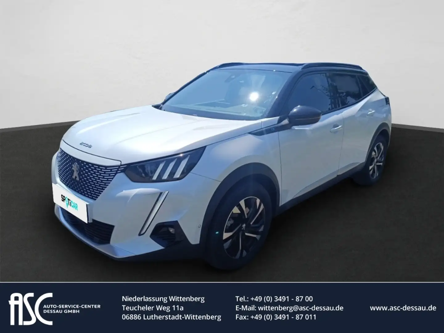 Peugeot 2008 e-GT/FullLED/Navi/Kamera/Standheiz/Sitzh/Allwetter Weiß - 1