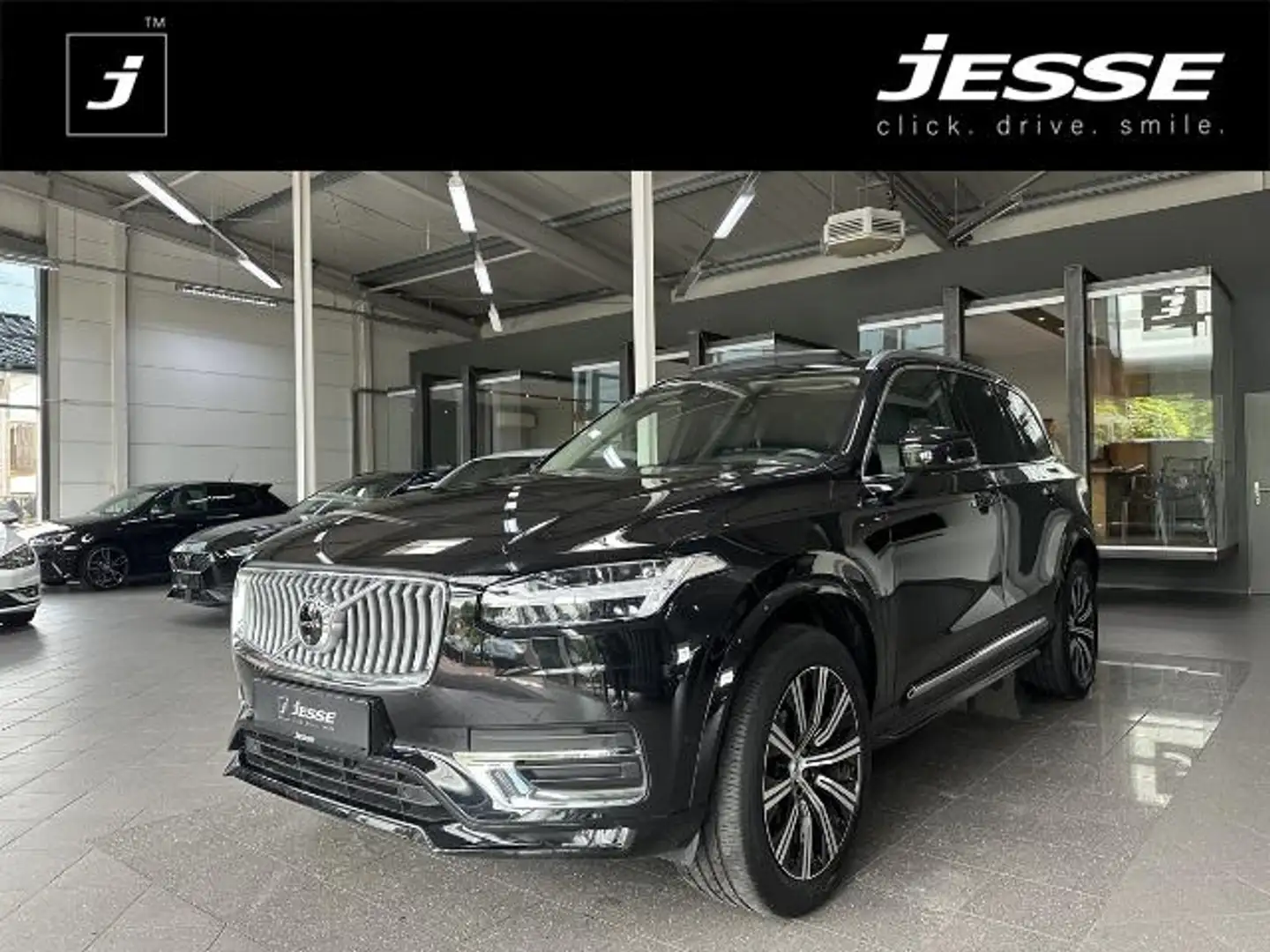 Volvo XC90 B5 AWD Inscription LED Navi 360° PANO AHK Schwarz - 1