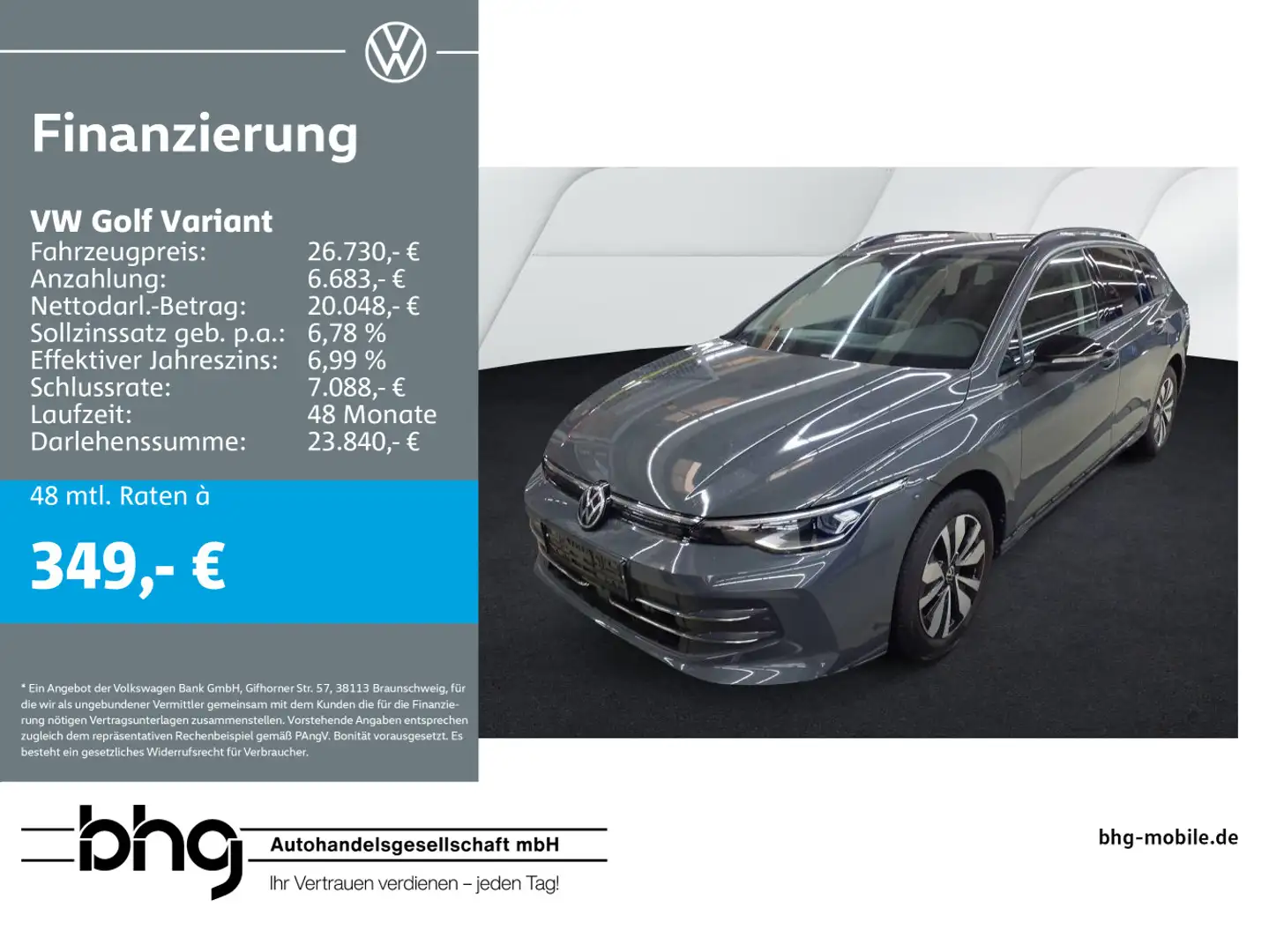 Volkswagen Golf Variant 1.5 TSI OPF Life Gris - 1