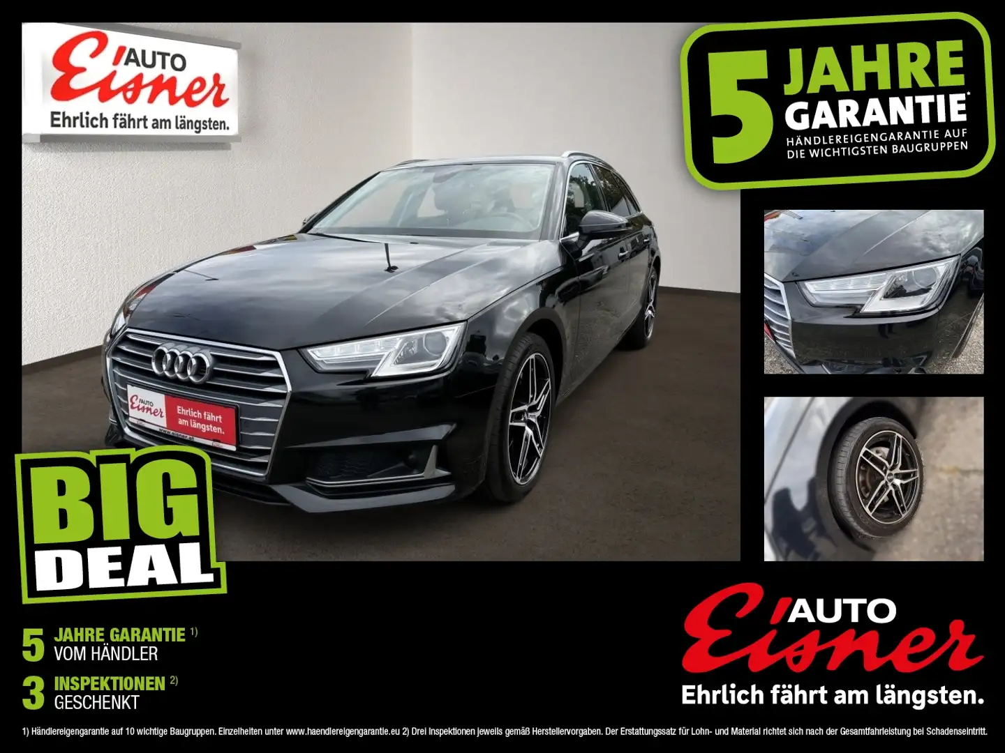 Audi A4 Avant 2.0 TDI Sport S-tronic MMI Navigation plus Schwarz - 1