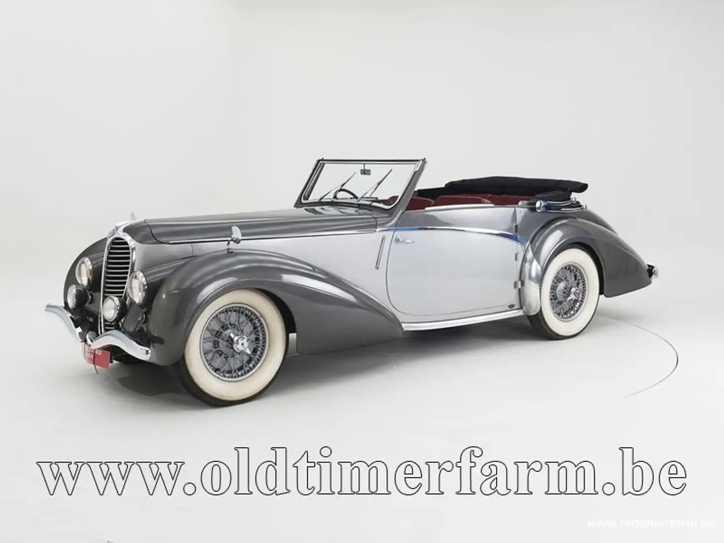 Oldtimer Delahaye 135M Three Position Drophead Coupe By Pennock '49 siva - 1