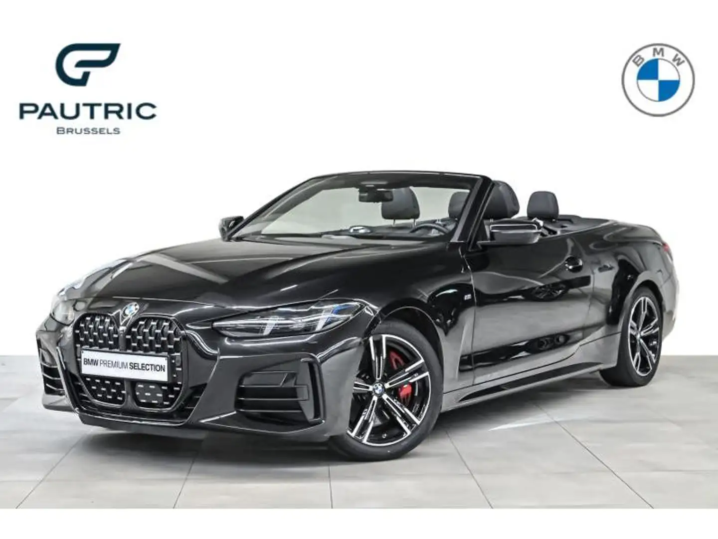 BMW 420 i Cabrio - 2ans/jaar garantie NEW PRICE € 75.658 Zwart - 1