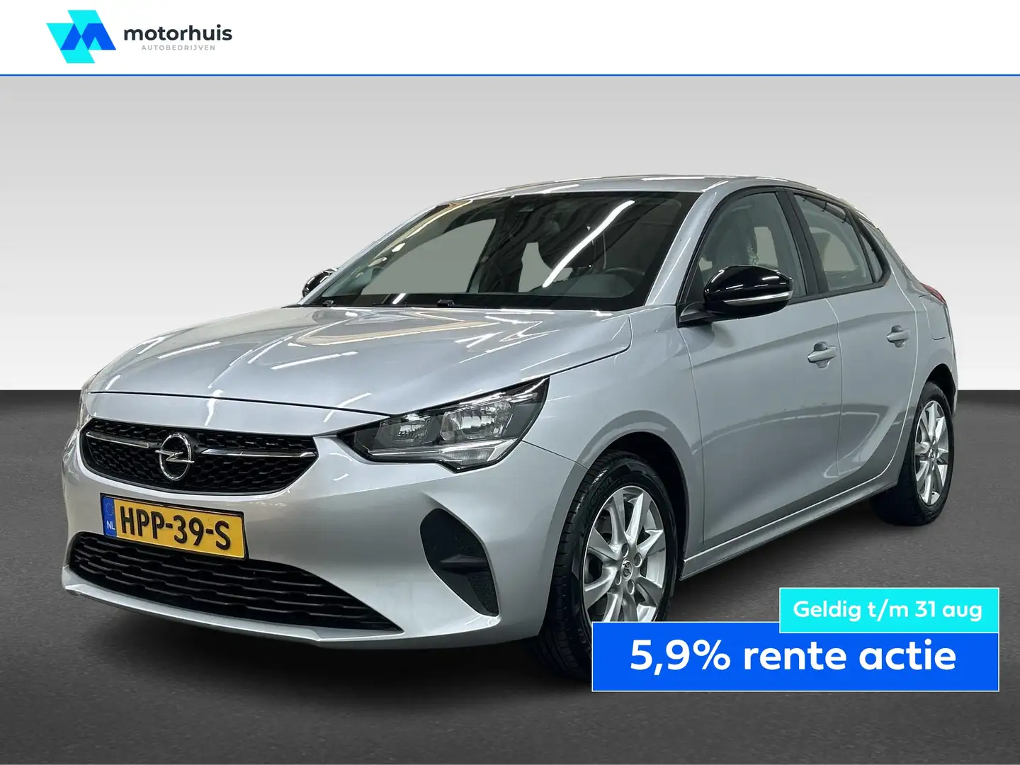 Opel Corsa 1.2 EDITION 75PK PDC CAMERA AIRCO CRUISE CARPLAY Grijs - 1