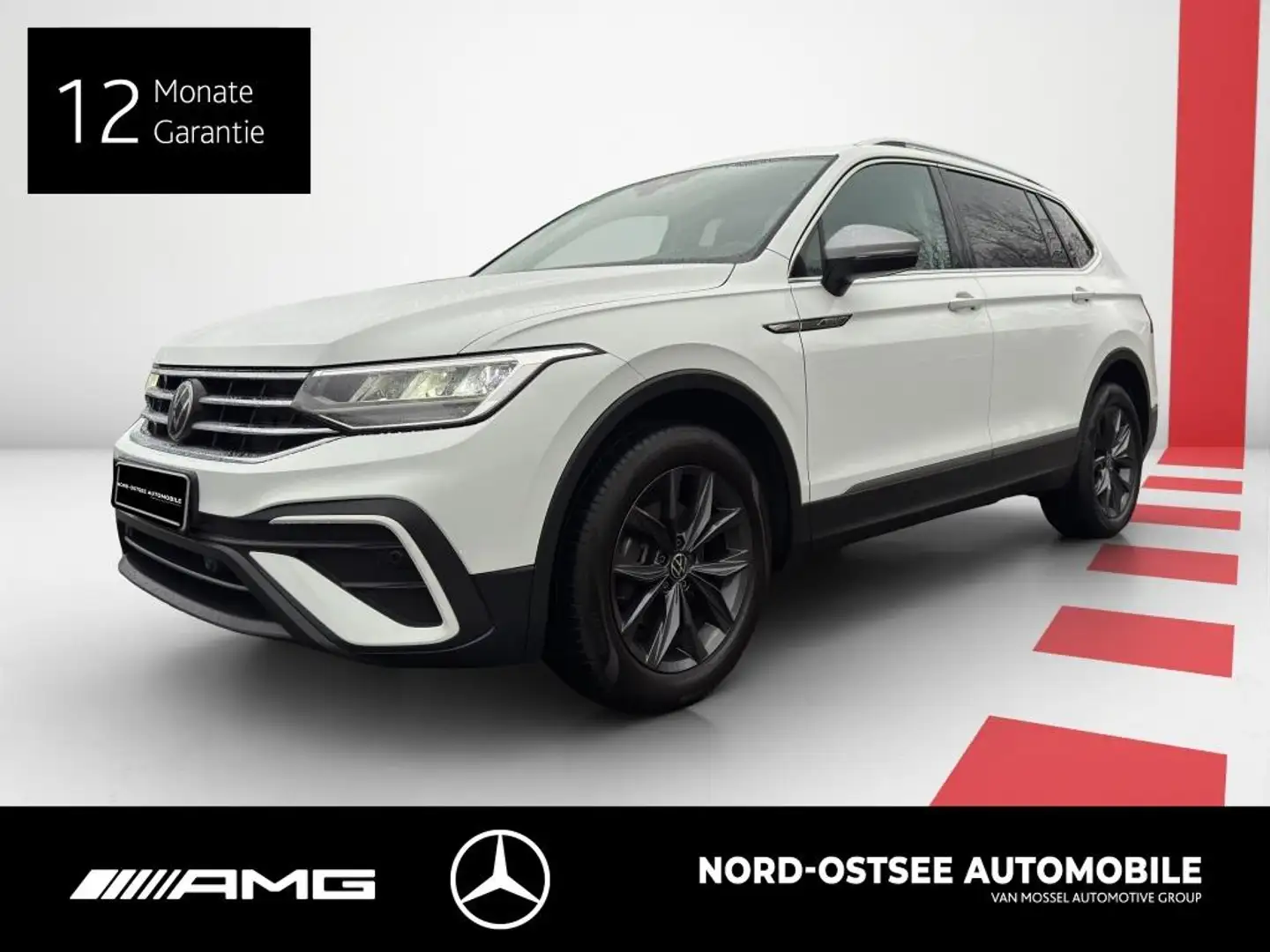 Volkswagen Tiguan Allspace 1.5 TSI LIFE KAMERA AHK SPUR LED Weiß - 1
