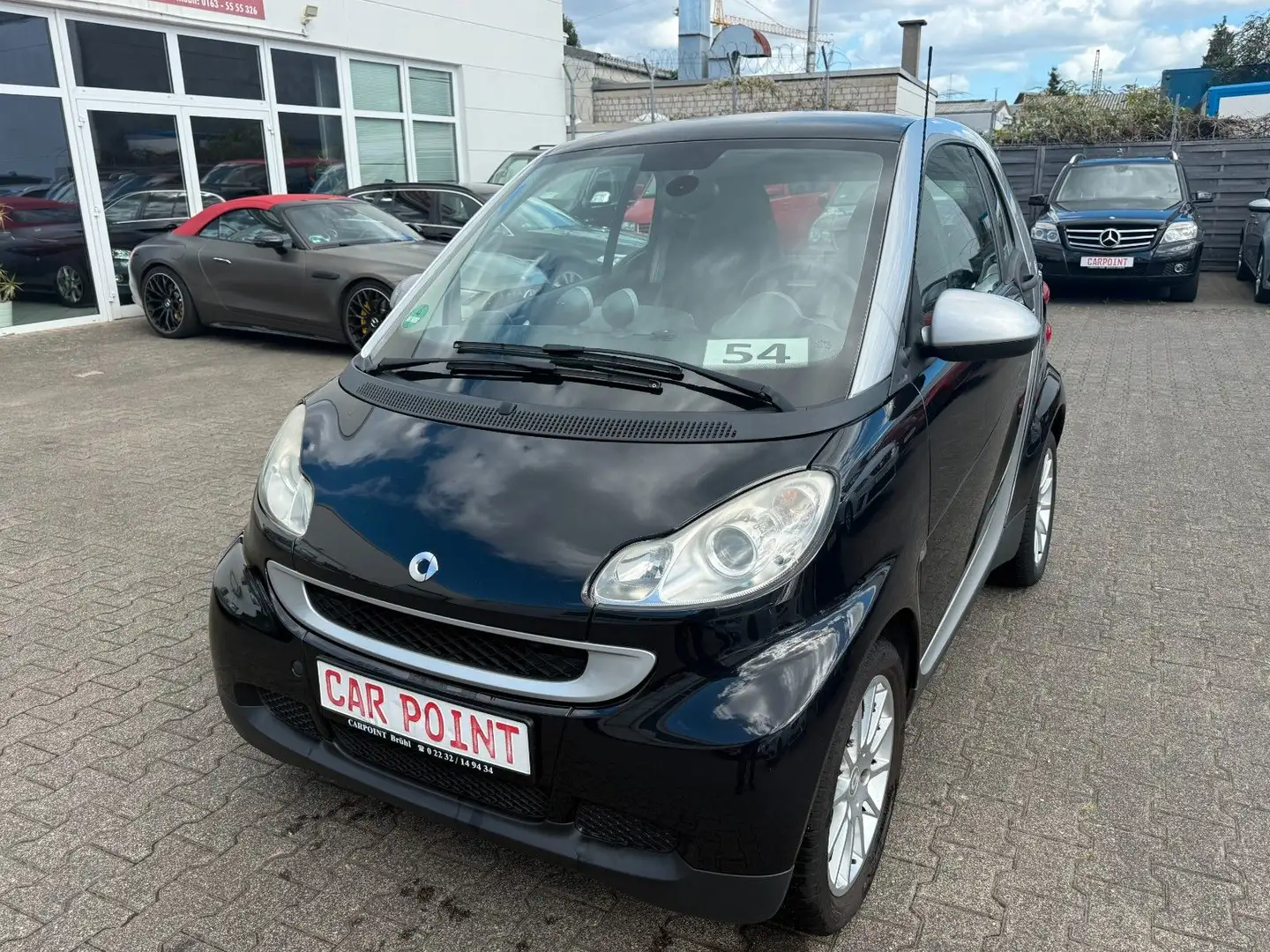 smart forTwo coupe  Passion KLIMA/LEDER/SHZ/PANO Zwart - 1
