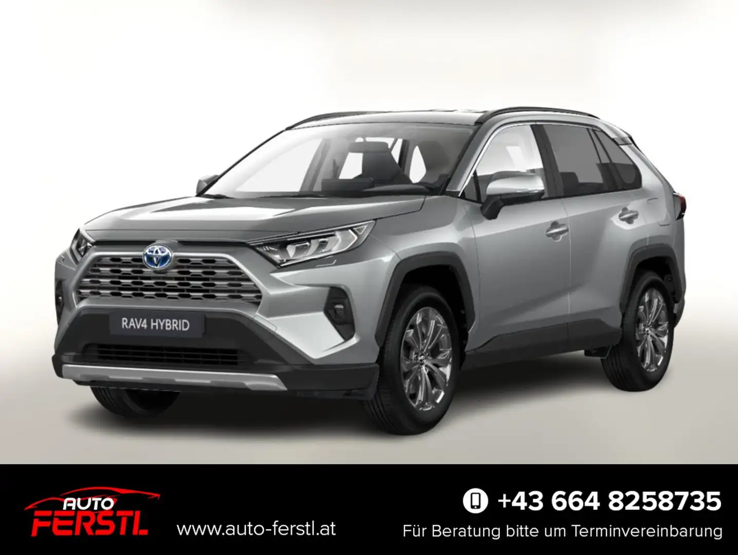 Toyota RAV 4 2.5 Hybrid 218 ECVT Team D el.HK SHZ DigC 160 k... Silber - 1