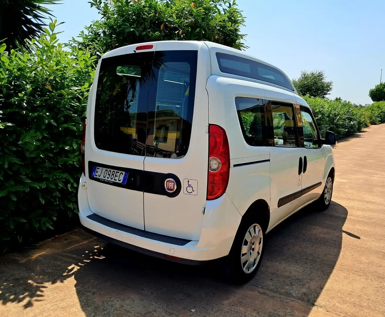 Fiat Doblo Doblò 1.6 TETTO ALTO TRASPORTO DISABILI Bianco - 2
