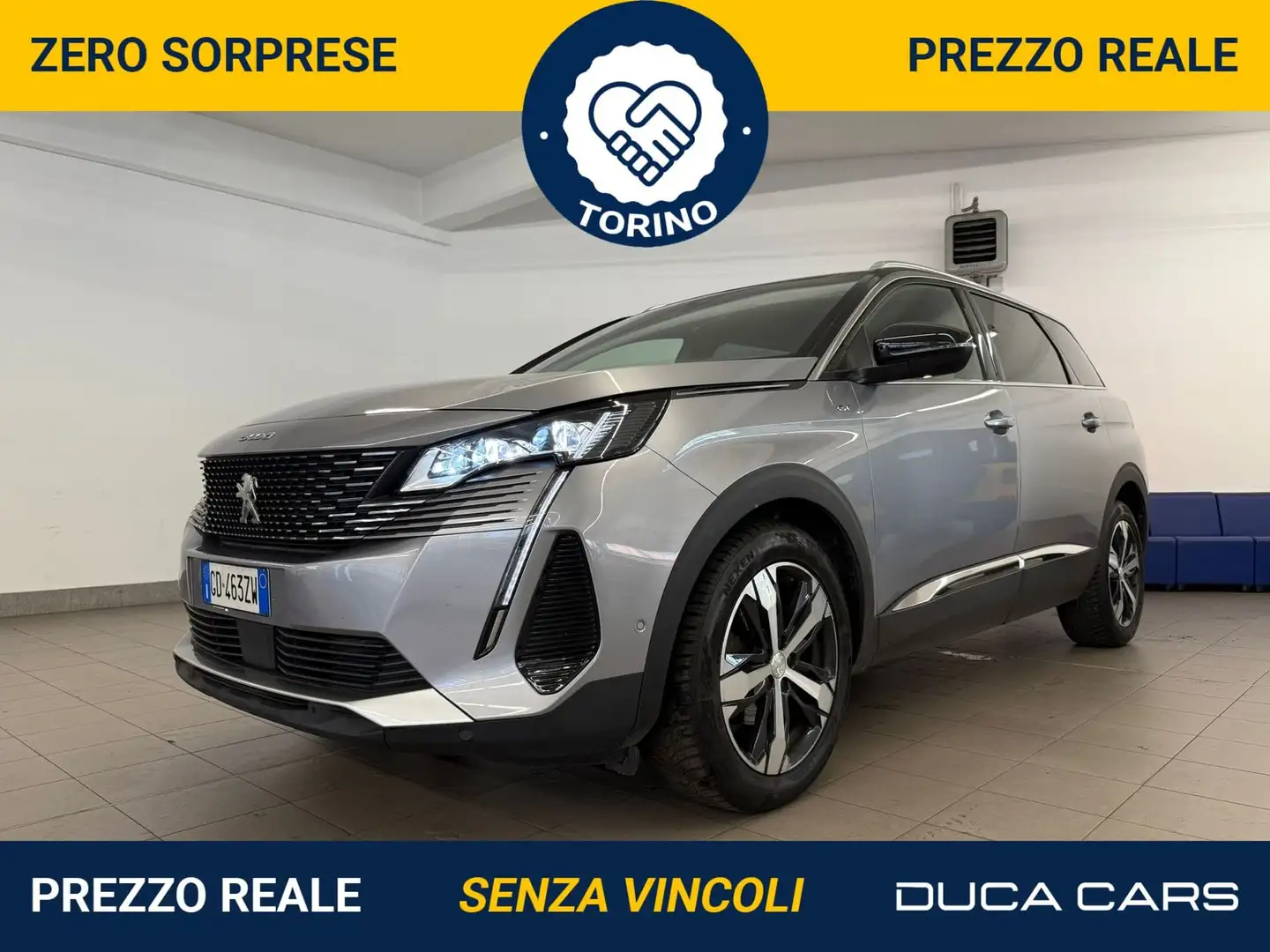 Peugeot 5008 5008 BlueHDi 130 S&S GT Gris - 1