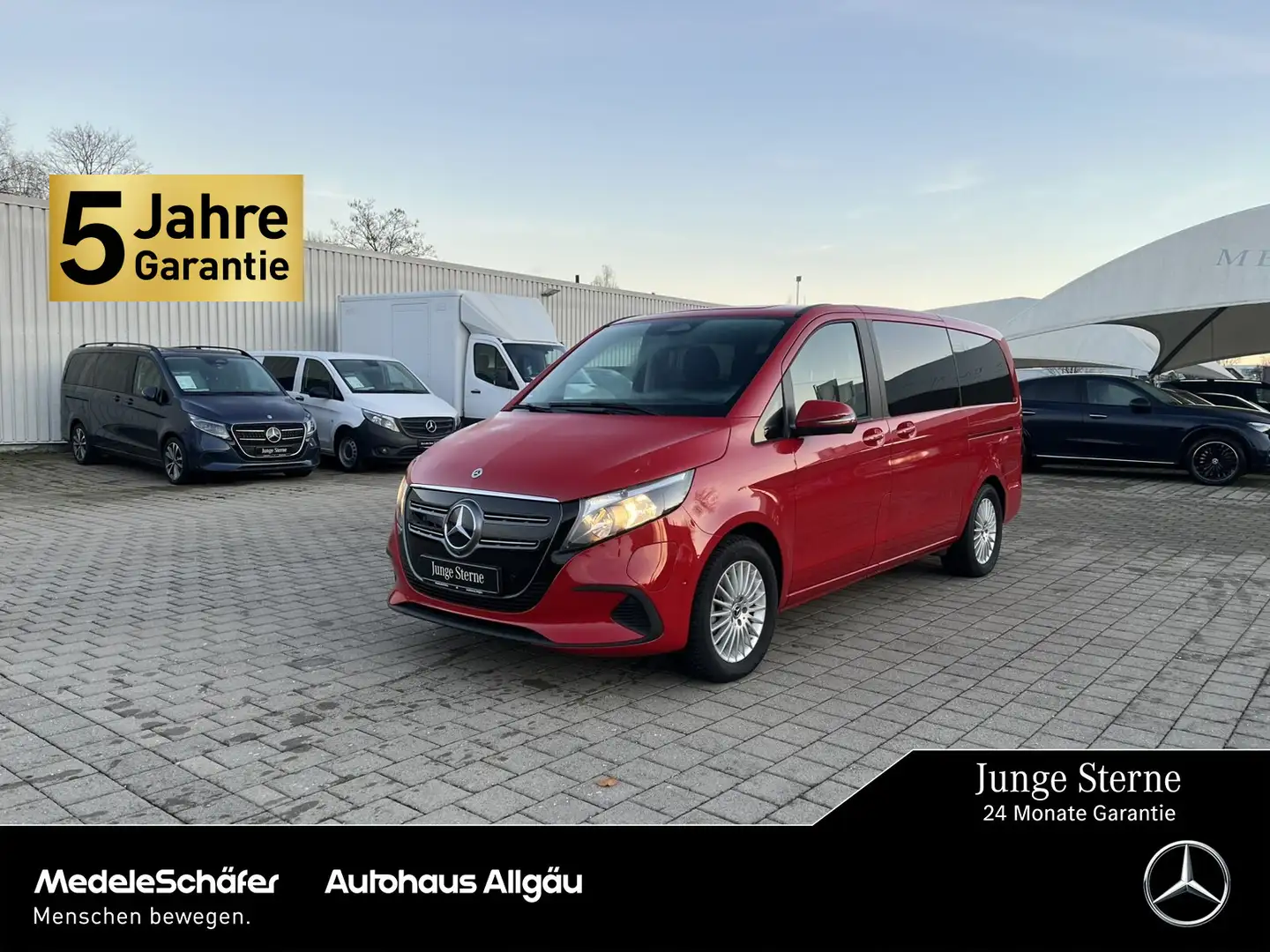 Mercedes-Benz EQV 300 EQV 300 Lang DISTRONIC KAMERA 8 SITZE MOPF II Rot - 1