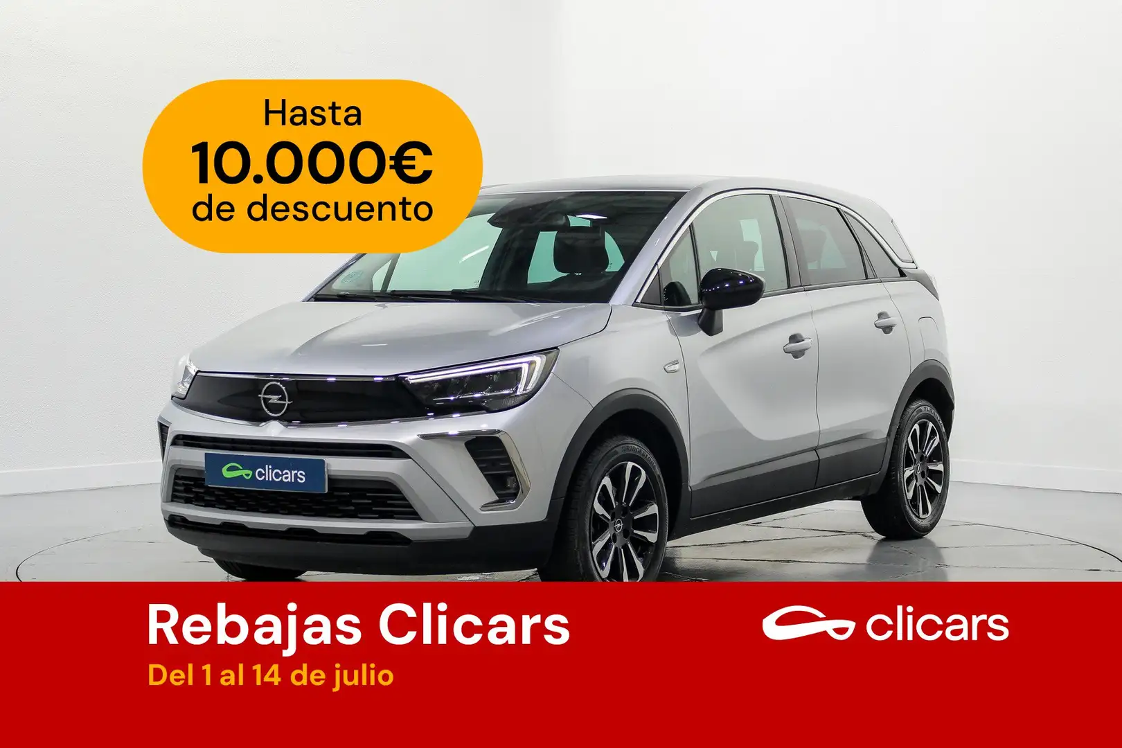 Opel Crossland 1.2 S&S Elegance Pack 110 Gris - 1