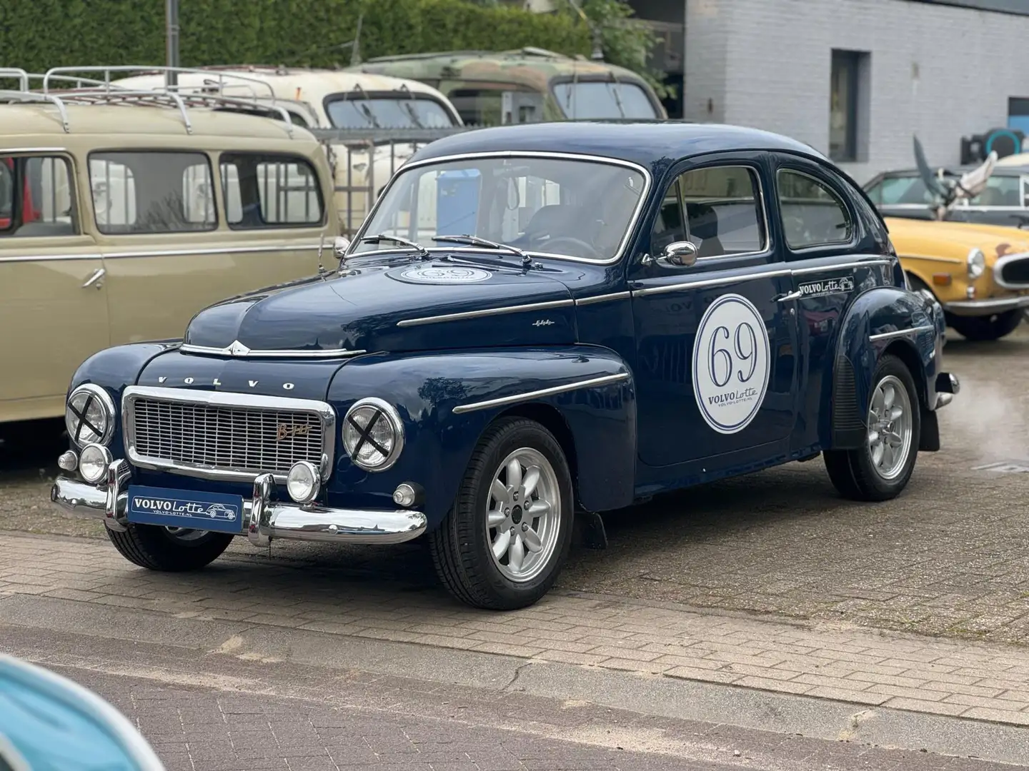 Volvo PV544 Rallyklaar met Simons uitlaat en Weber carburateur Albastru - 2