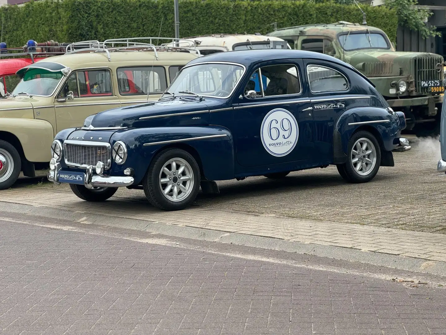 Volvo PV544 Rallyklaar met Simons uitlaat en Weber carburateur Albastru - 1