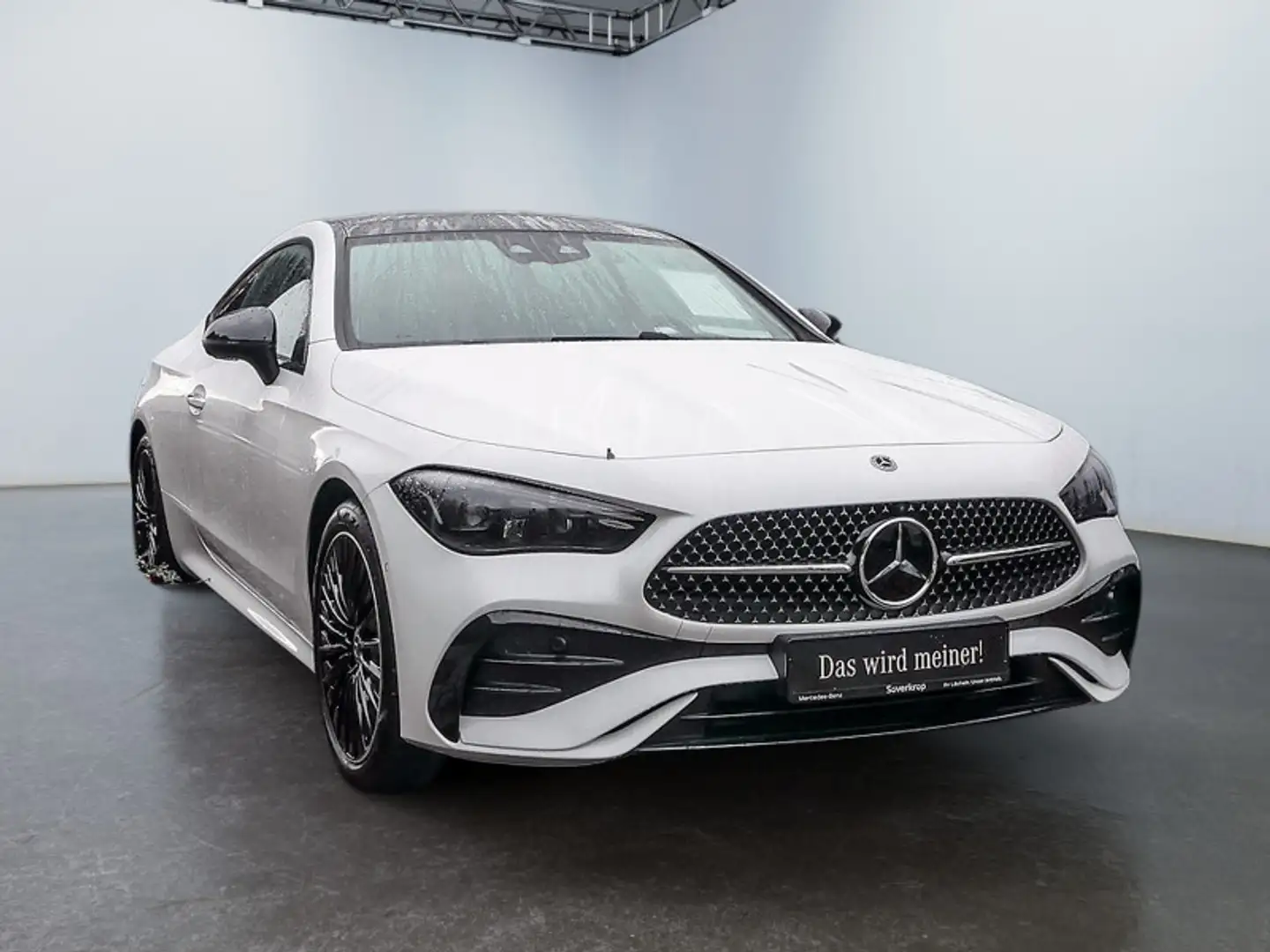 Mercedes-Benz CLE 450 4M Coupé , AMG BURM NIGHT PREMIUM MEMO Weiß - 2