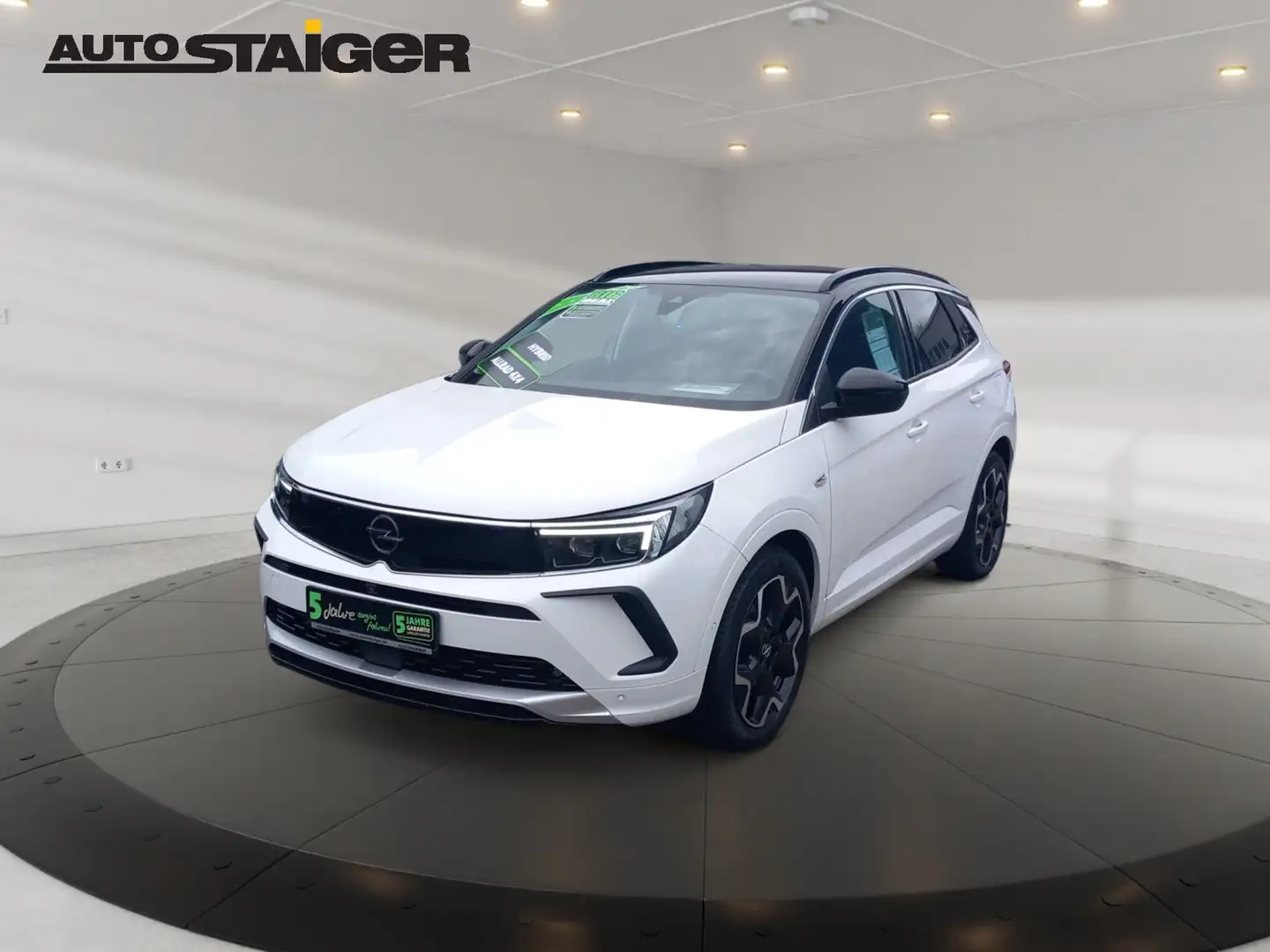 Opel Grandland 1.6 Turbo Ultimate 4 Klima, Navi, Leder Weiß - 2