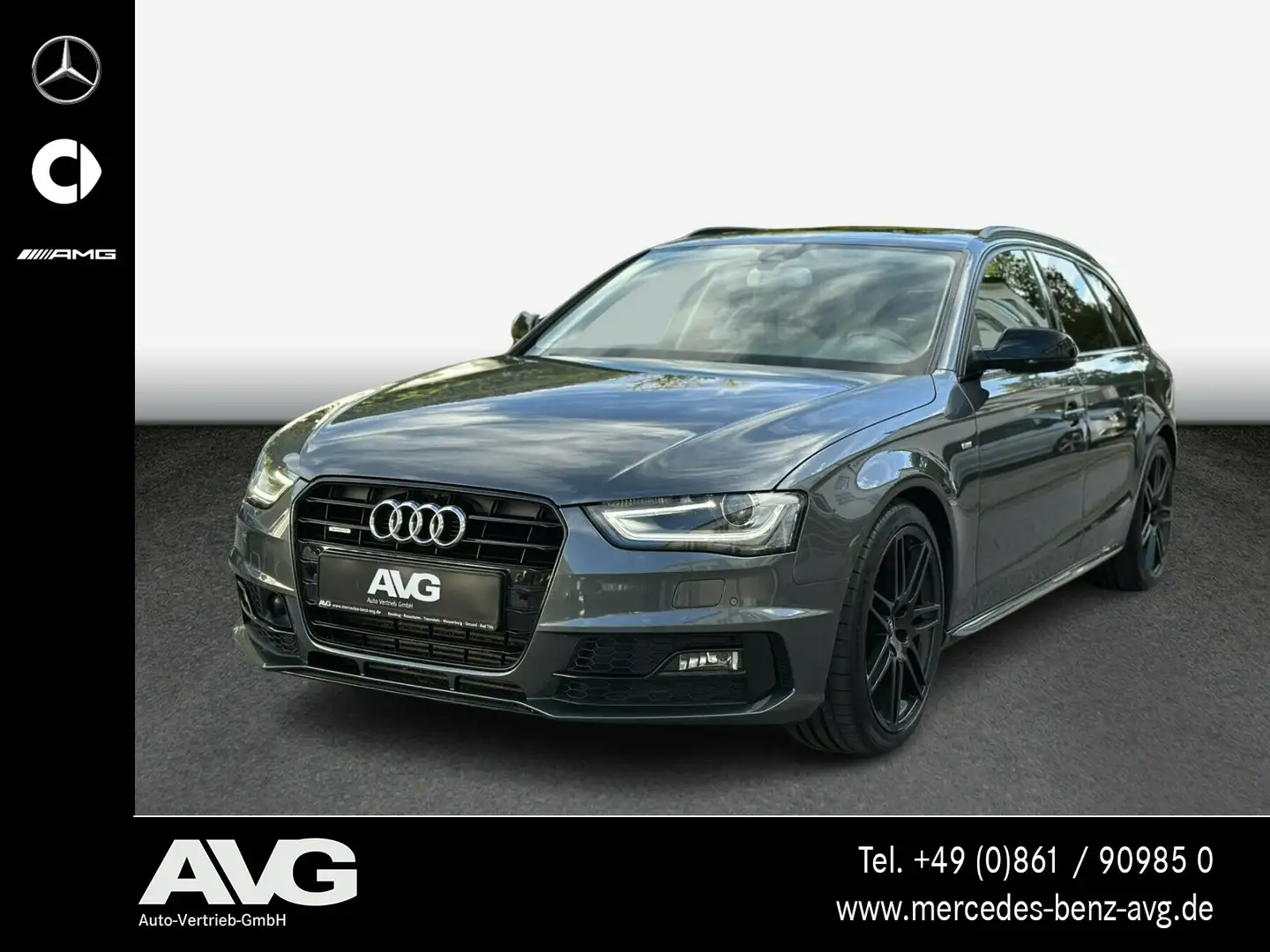 Audi A4 A4 quattro 3.0 TDI S-Line Pano AHK Sound-Sys MMI Grau - 1