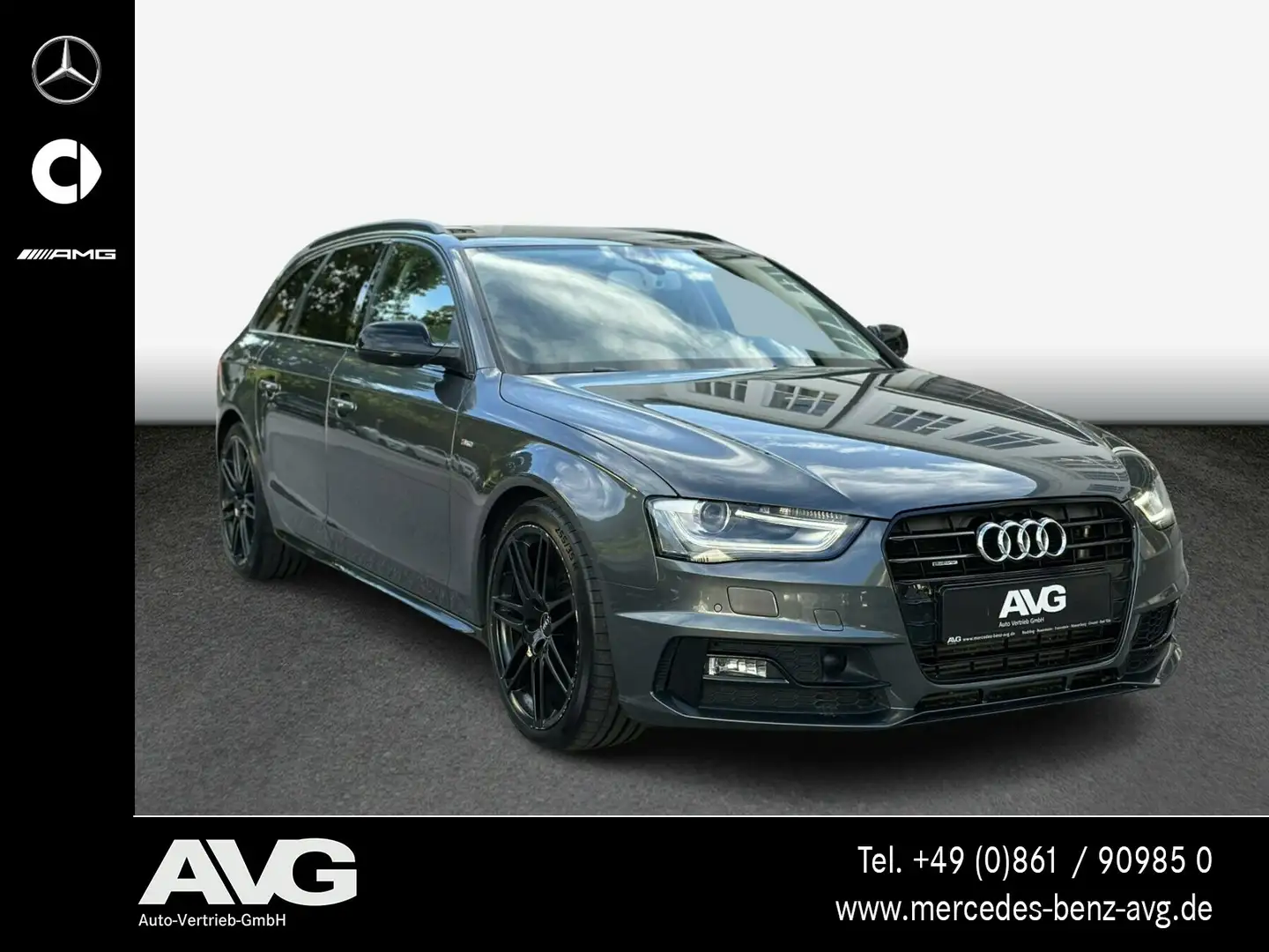 Audi A4 A4 quattro 3.0 TDI S-Line Pano AHK Sound-Sys MMI Grau - 2