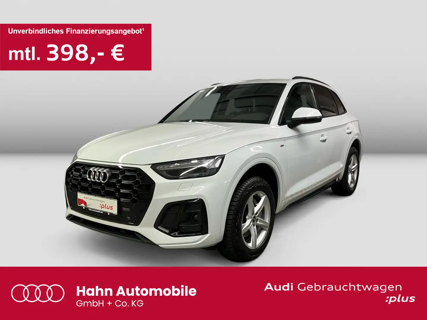 Audi Q5 40 TDI quattro S line AHK Matrix Virtual CAM Weiß - 1