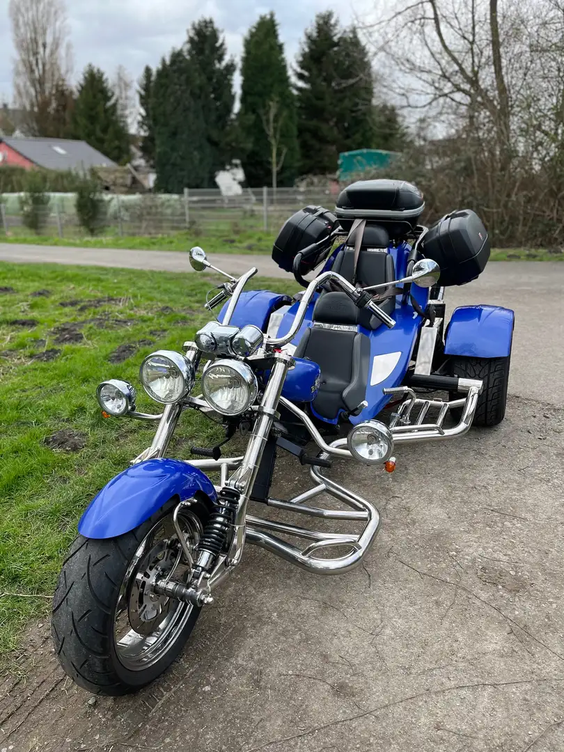 Boom Trike Low Rider Muscle Modrá - 2