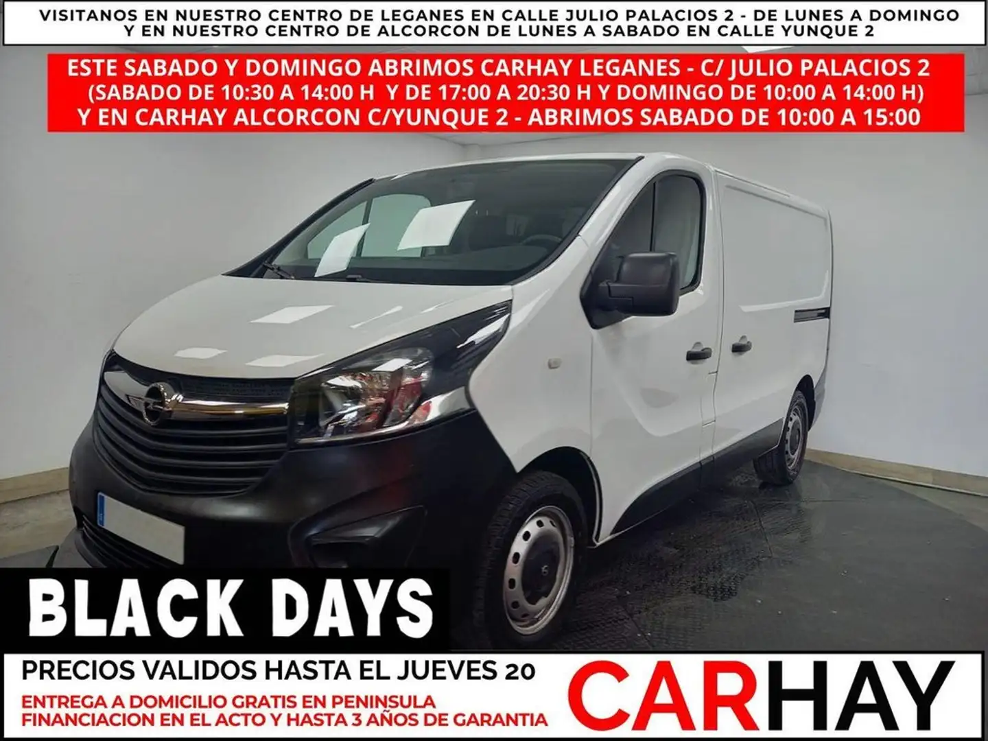 Opel Vivaro 2700 1.6 CDTi L1H1 Edition (EU6) Weiß - 1