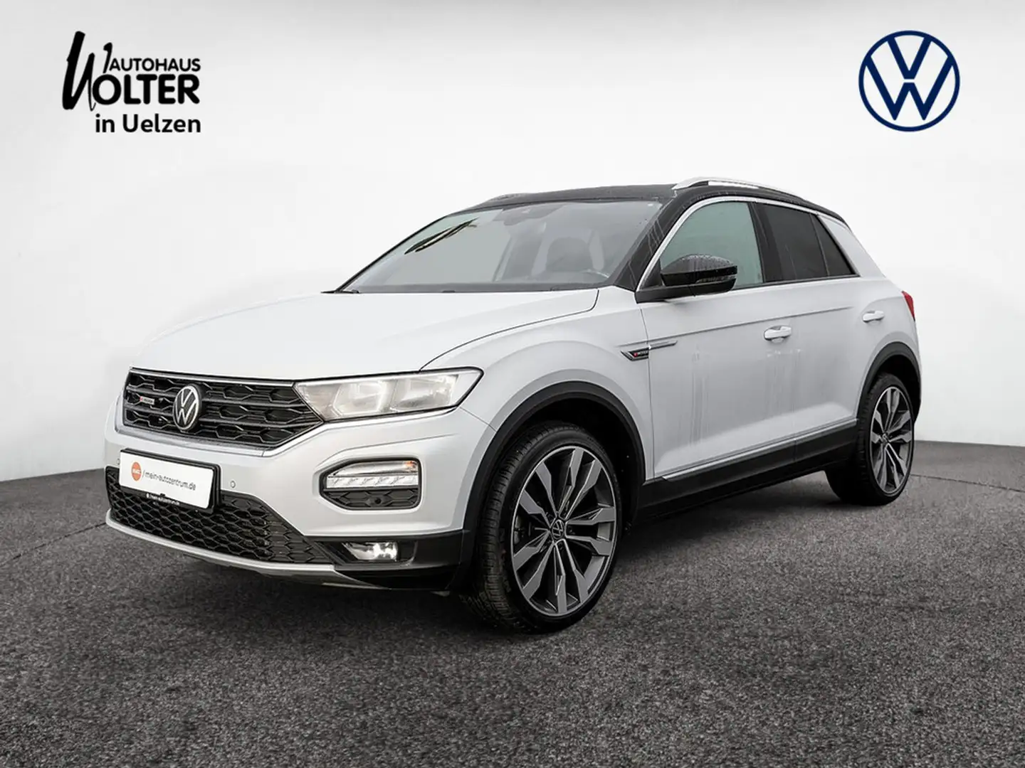 Volkswagen T-Roc 2.0 TDI Sport 4M KAM NAVI AHK KLIMA PDC Silber - 1