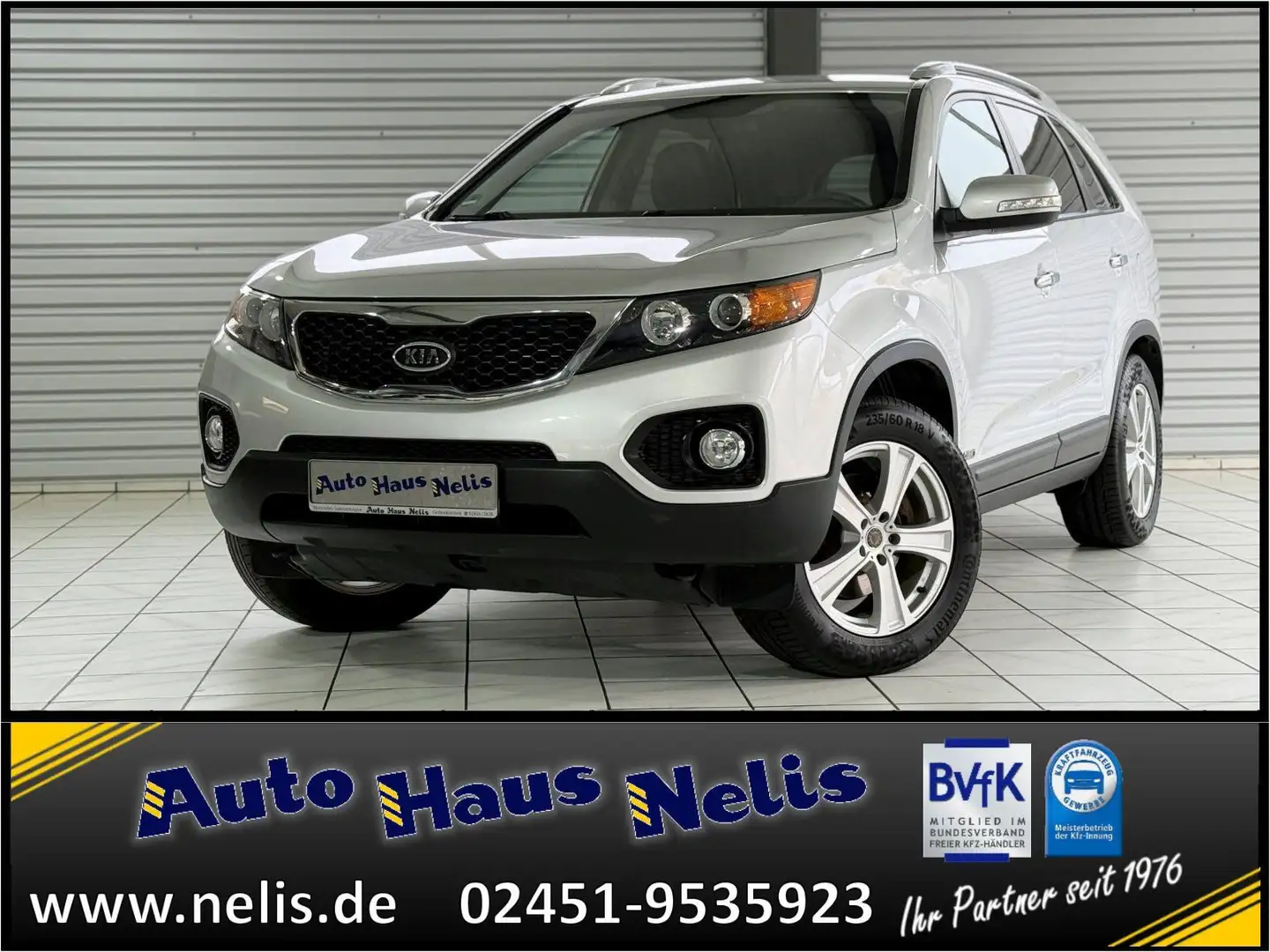 Kia Sorento 2,4 LPG 60 Liter Navigation Anhängerkupl Silber - 1