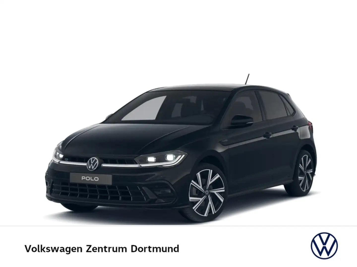 Volkswagen Polo 1.0 R-LINE DSG PANO NAVI MATRIXLED CAM LM17 Black - 2