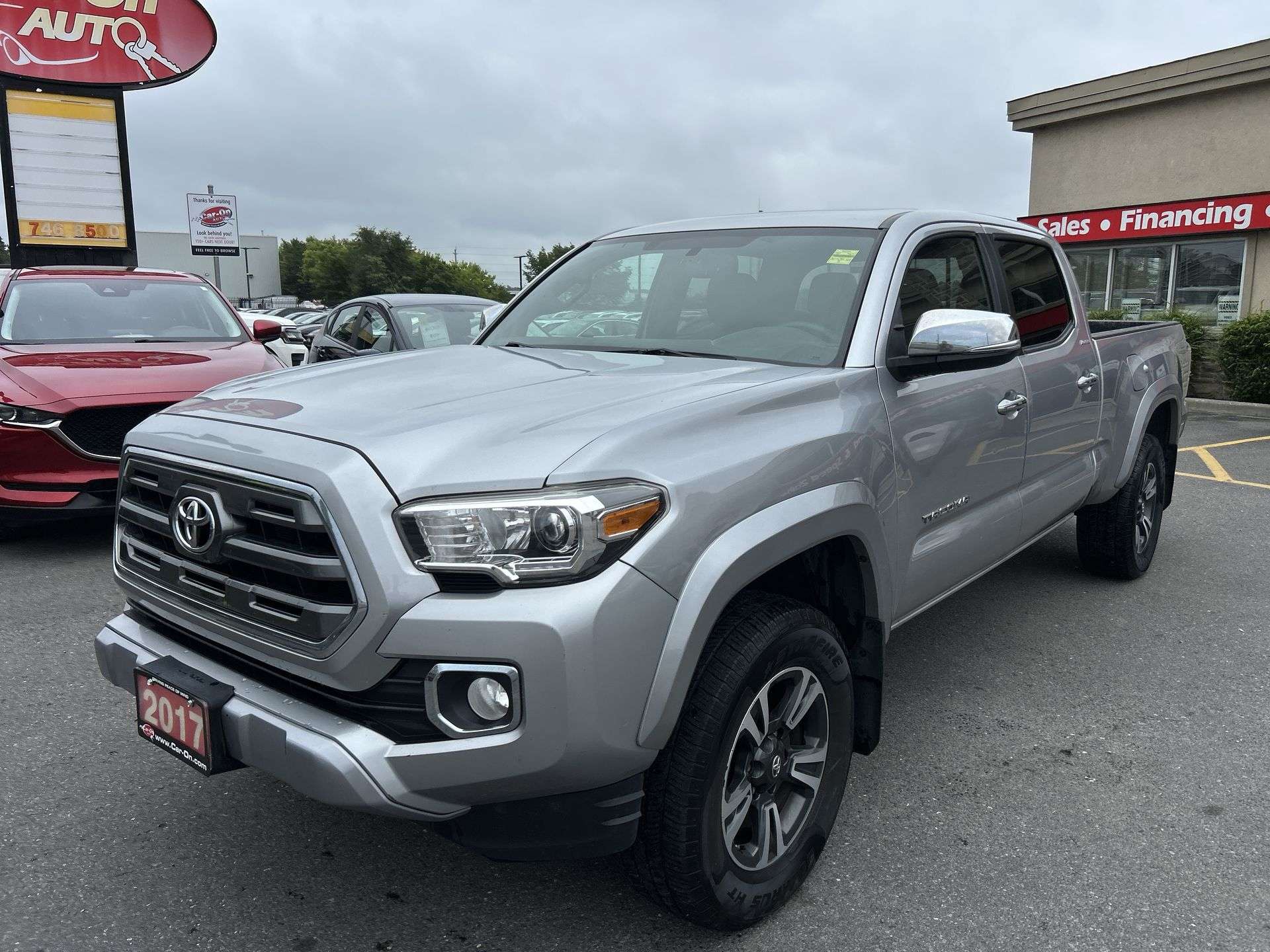 Gray 2017 Toyota Tacoma Pickup Truck  Automatic