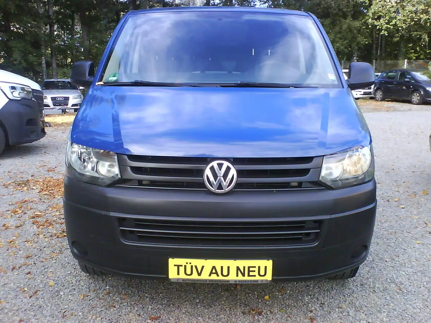 Volkswagen T5 Transporter Kasten/ TÜV NEU! KLIMA/ EURO 5/ AHK/ Blau - 2