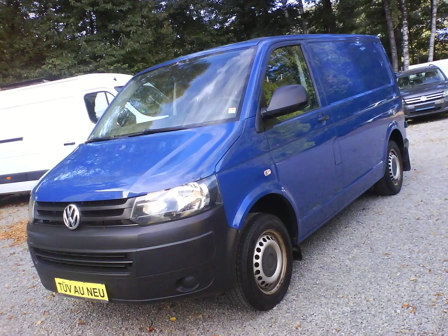 Volkswagen T5 Transporter Kasten/ TÜV NEU! KLIMA/ EURO 5/ AHK/ Blau - 1