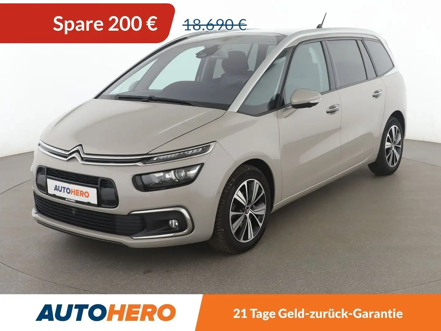 Citroen C4 Picasso 2.0 Blue-HDi Shine Aut.*XENON*NAVI*ACC*CAM*PDC*SHZ Beige - 1