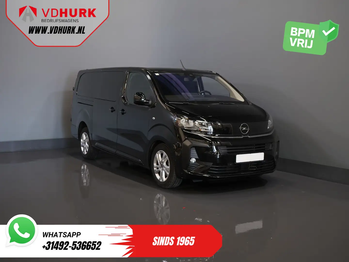 Opel Vivaro 2.0 CDTI 180 pk Aut. DC Dubbel Cabine BPM VRIJ! 2x Zwart - 1