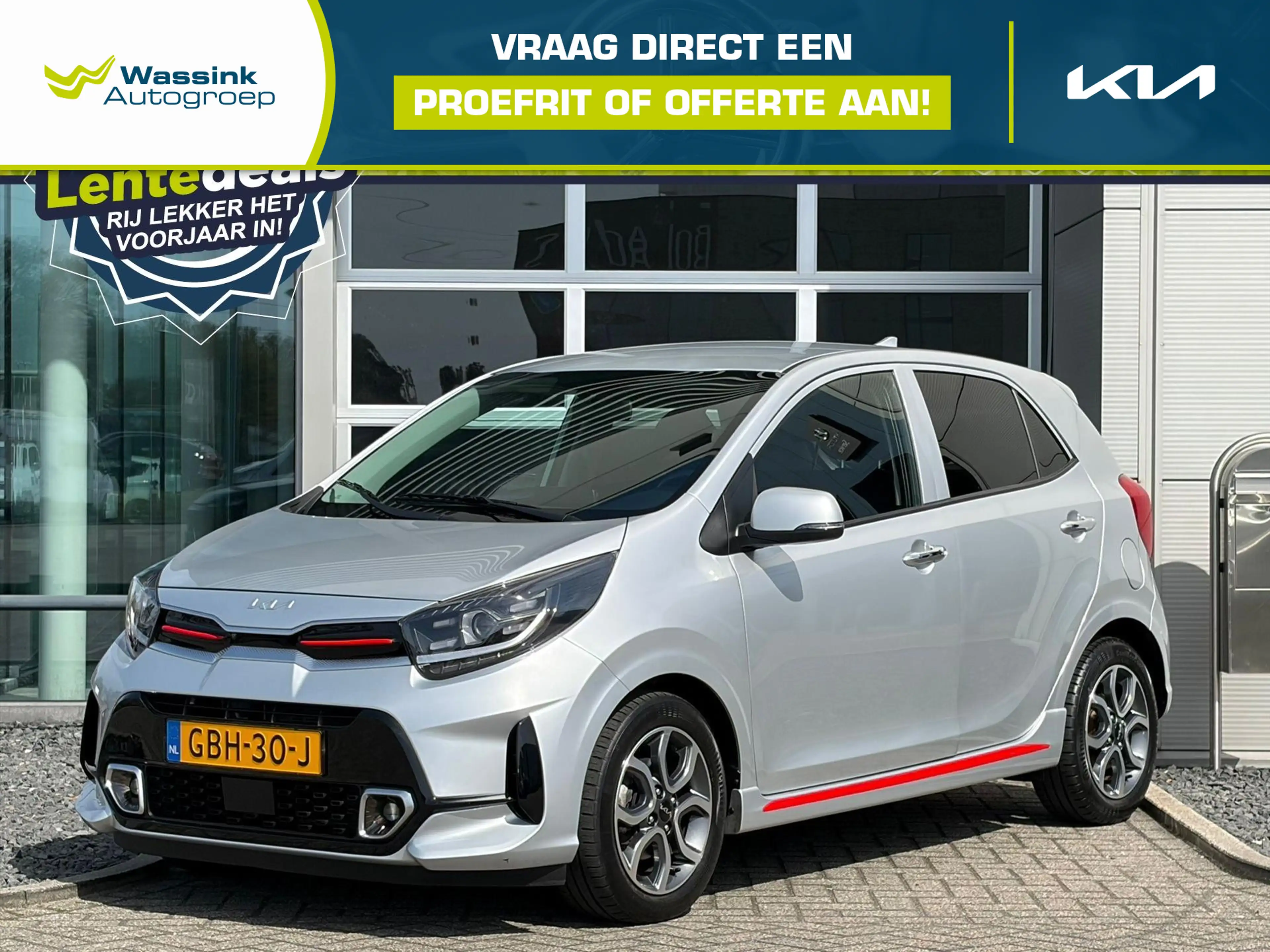 Kia Picanto 1.0 DPi 67pk 4-zits GT-Line | Camera | Velgen | Ca