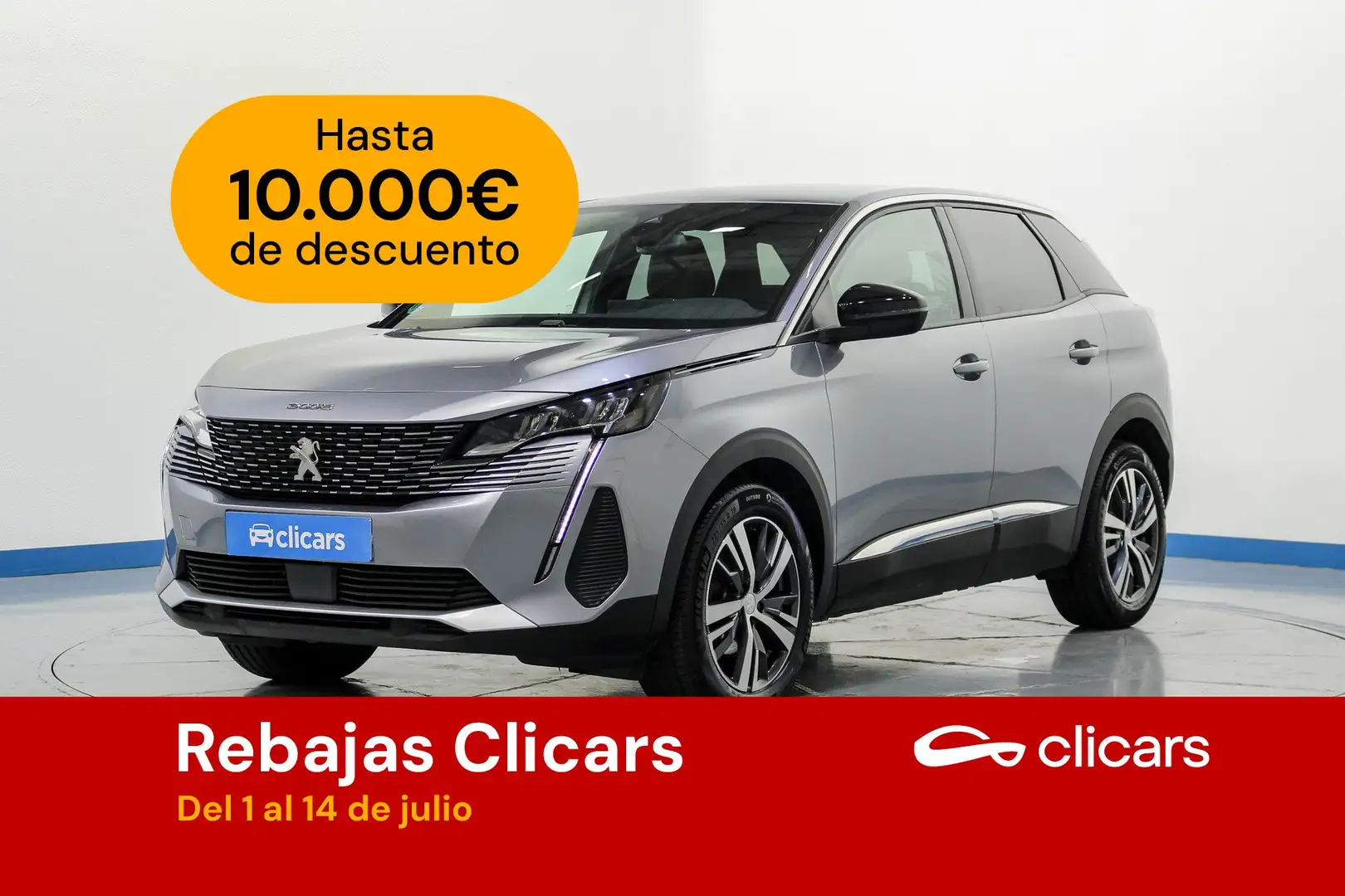 Peugeot 3008 Hybrid 136 Allure eDCS6 Срібний - 1