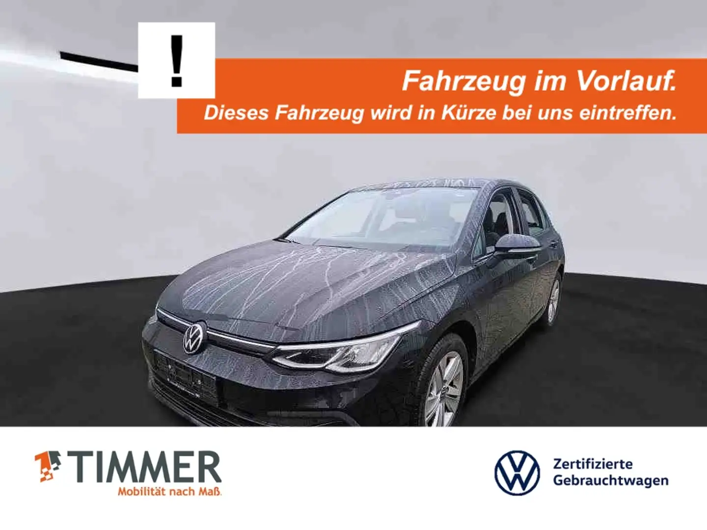 Volkswagen Golf VIII 1.5 TSI LIFE +LED +VIRTUAL +NAVI +SHZ +ALU + Schwarz - 1