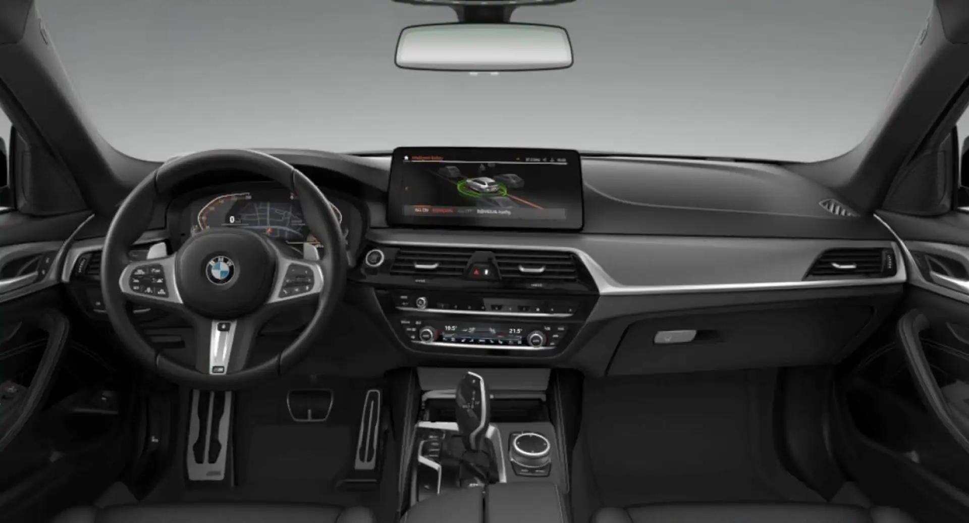 BMW 520 d M Sport PANO LASER HiFi ACC RFK HUD DA FA Schwarz - 2