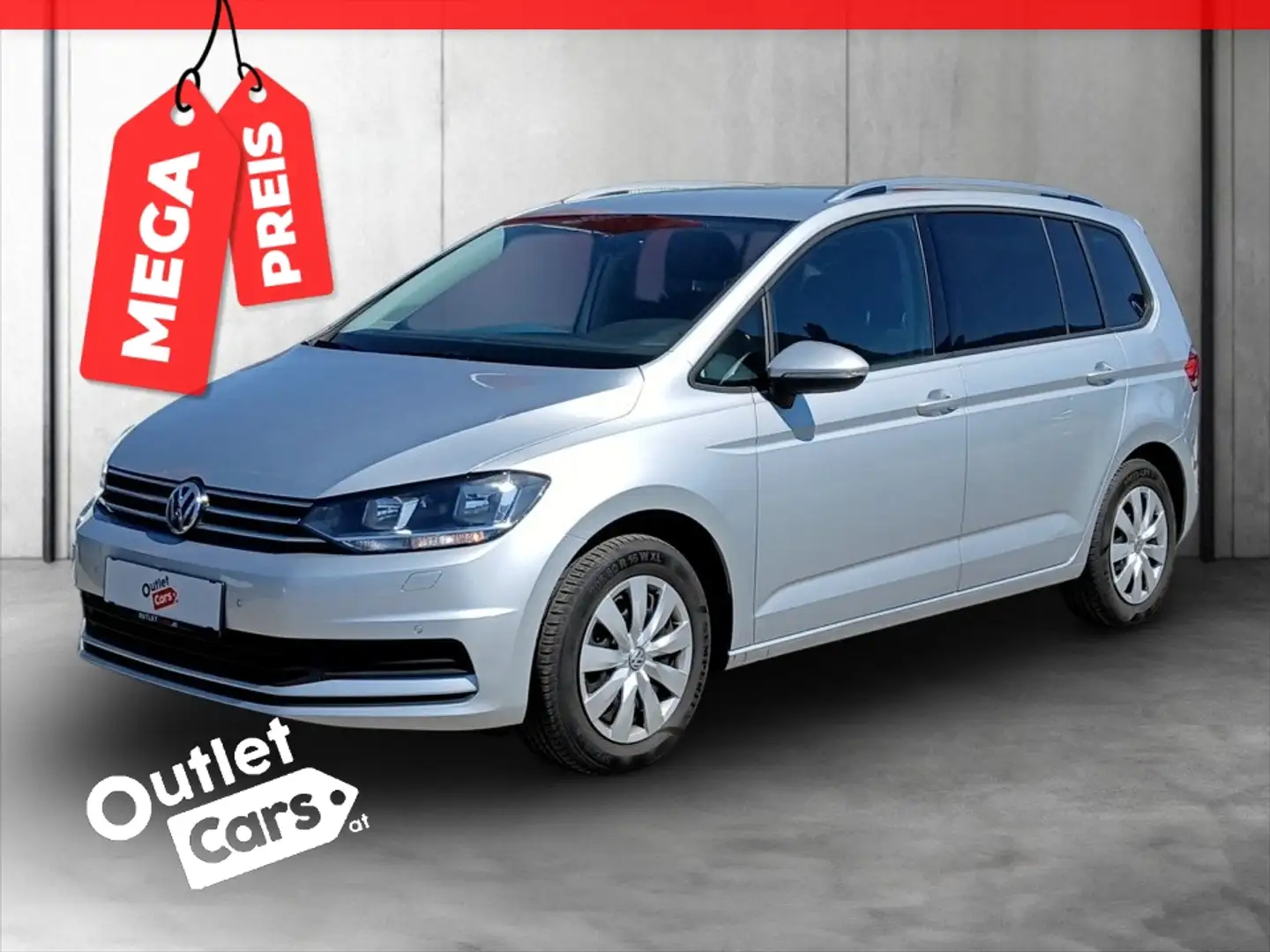 Volkswagen Touran 2.0 TDI BMT Comfortline PDC+SHZ+Winterp. Silber - 1