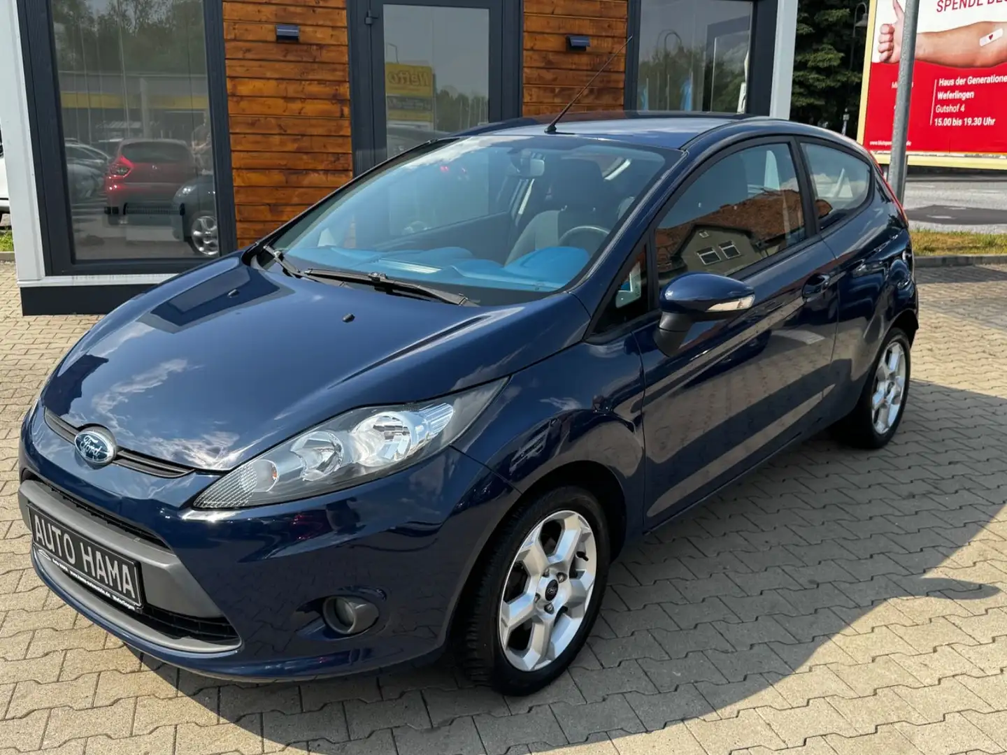 Ford Fiesta Trend 1,25 82 PS *KLIMA*GEPFLEGT*TÜV* Blau - 2