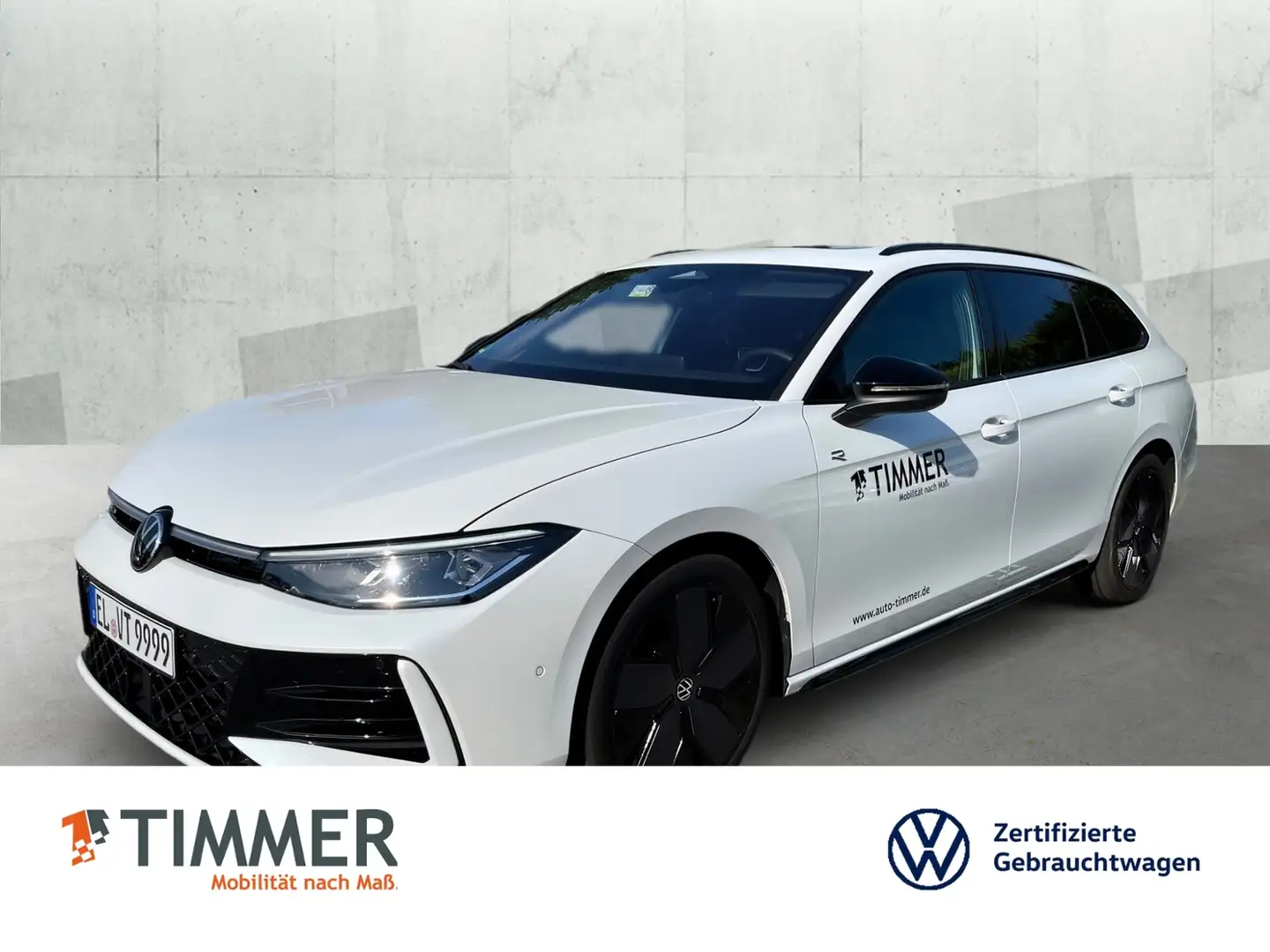 Volkswagen Passat Variant R-Line 2.0 TDI DSG NF *AHK*HARMAN*PANO*BLACK STYL Weiß - 1